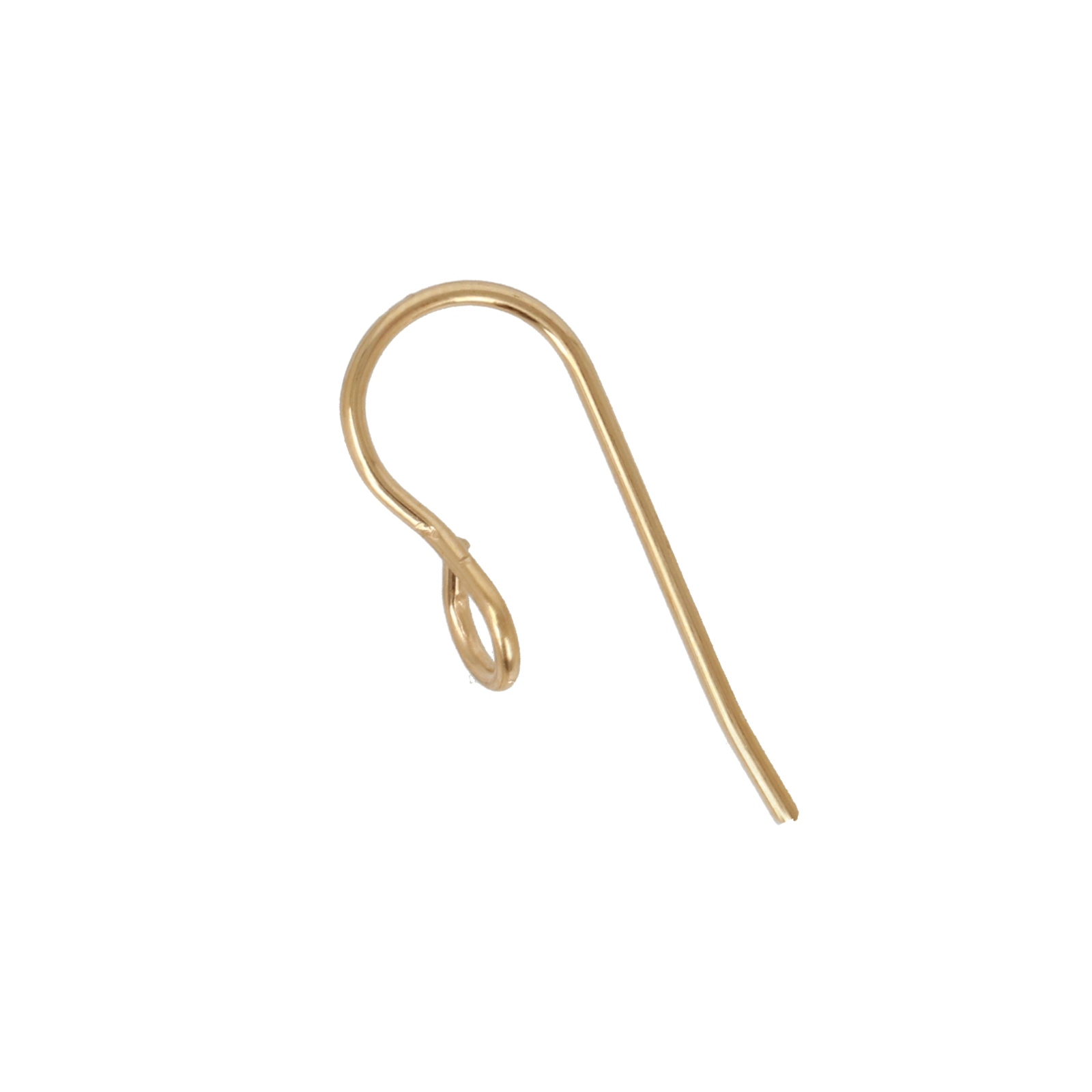 vintaj solid brass french earwire 20mm | 4pc
