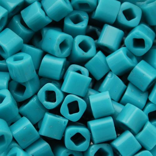 cube toho beads 4mm - opaque turquoise (55) | 10gr