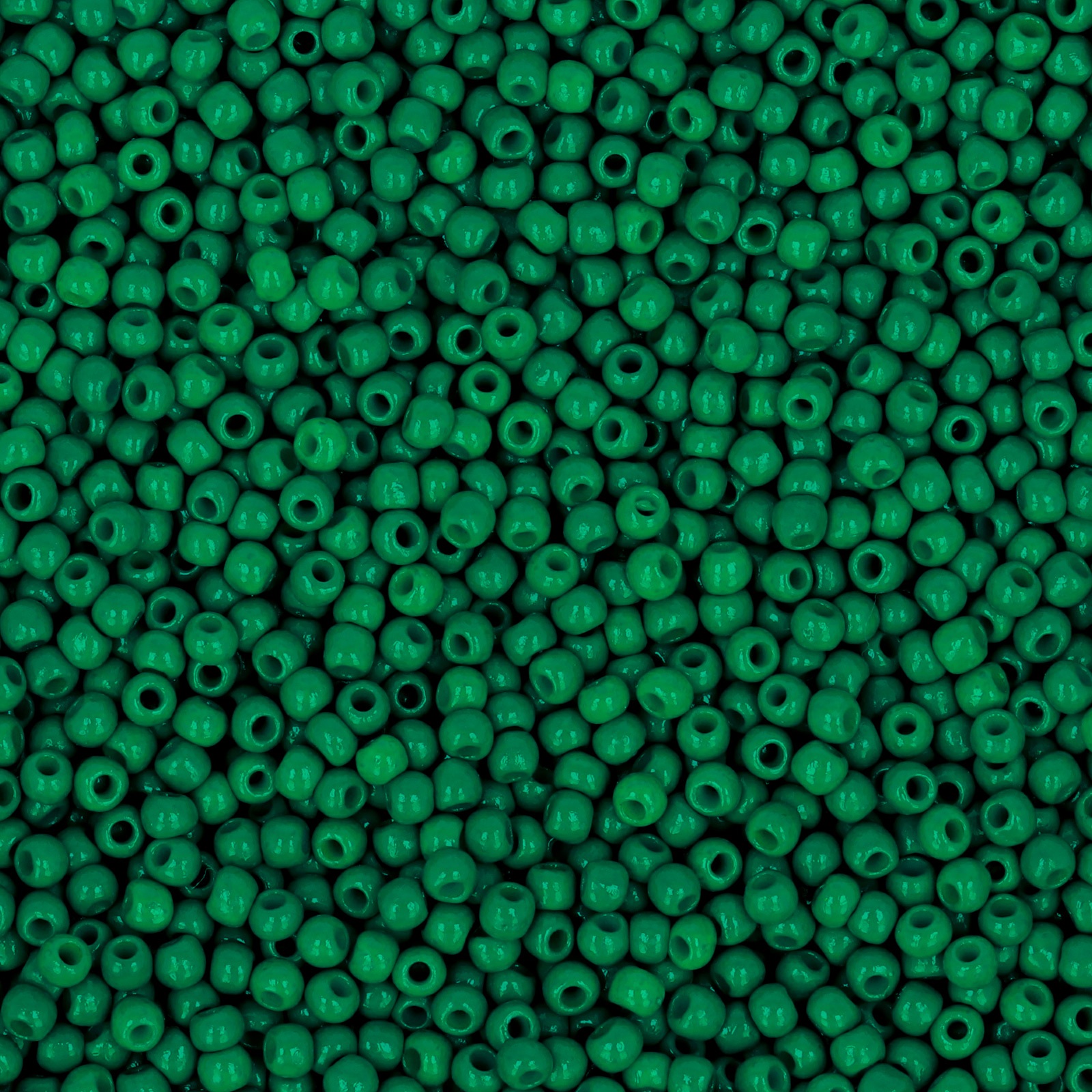 semini by hobbyperline rocailles 11/0 - opaque dark green | 30gr