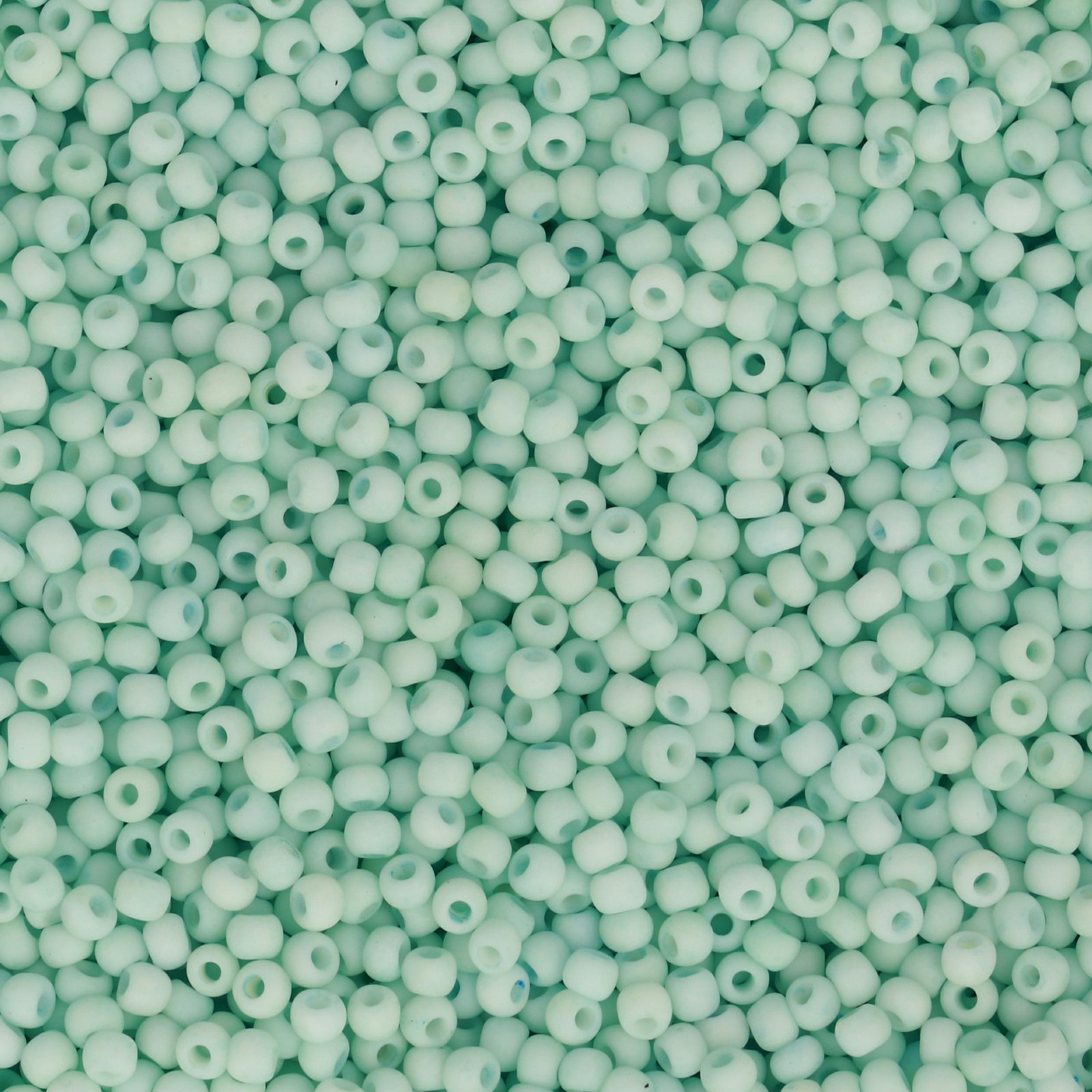 semini by hobbyperline rocailles 11/0 - matte opaque mint | 30gr