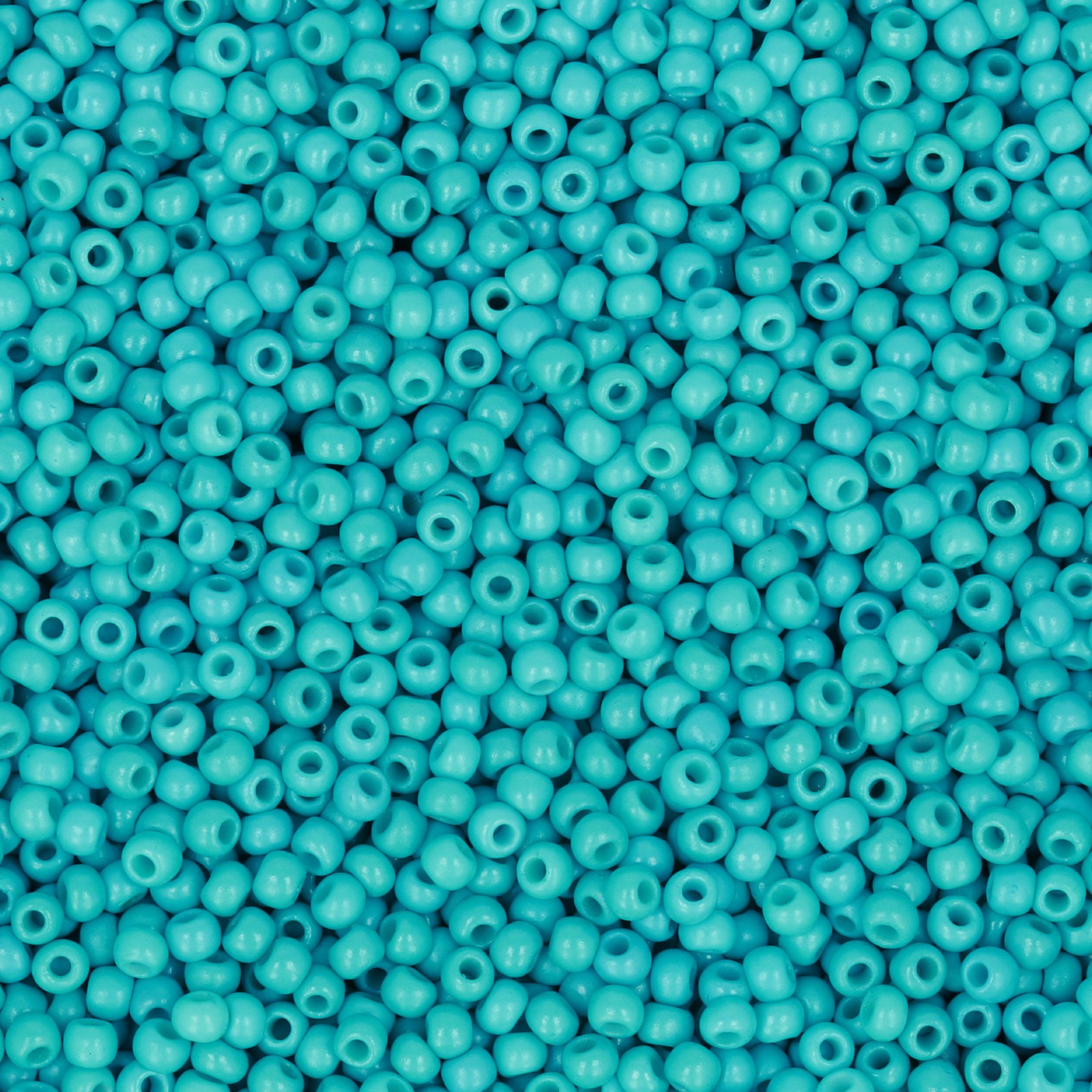 semini by hobbyperline rocailles 11/0 - opaque turquoise | 30gr