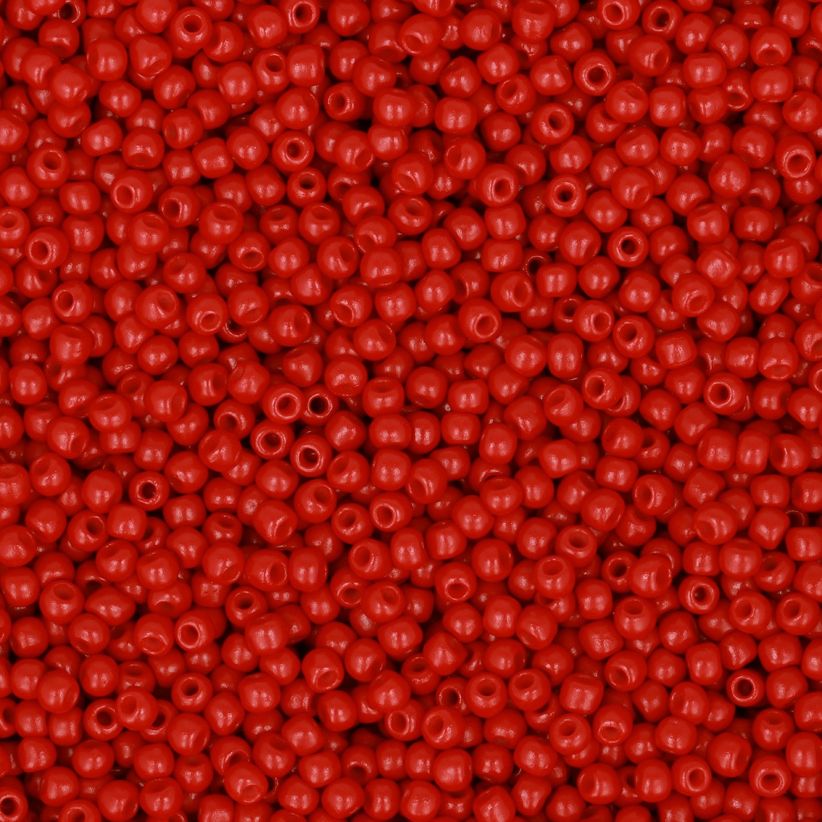 semini by hobbyperline rocailles 11/0 - opaque red | 30gr