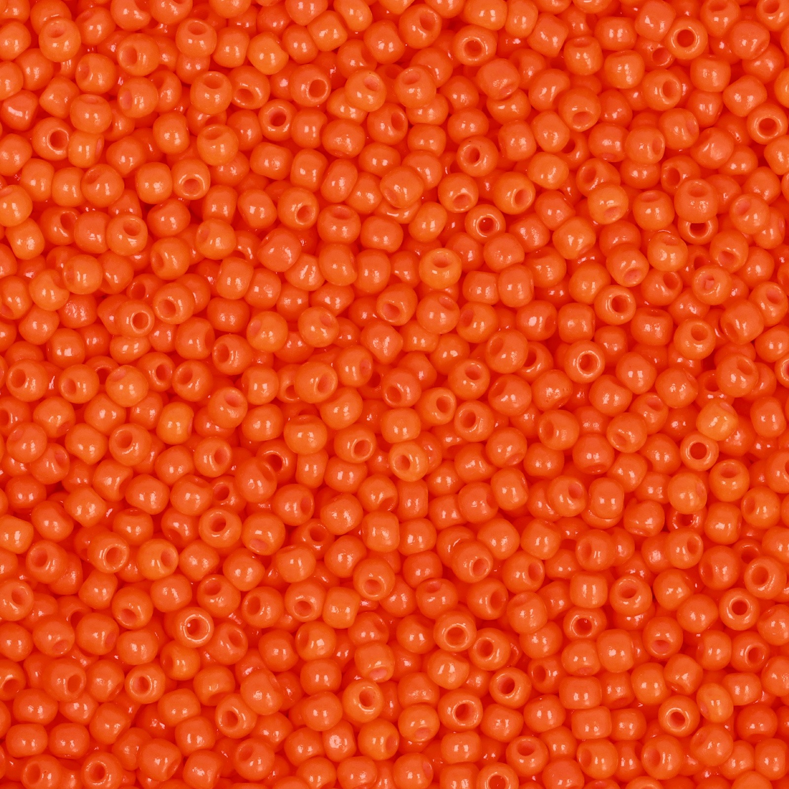 semini by hobbyperline rocailles 11/0 - opaque orange | 30gr