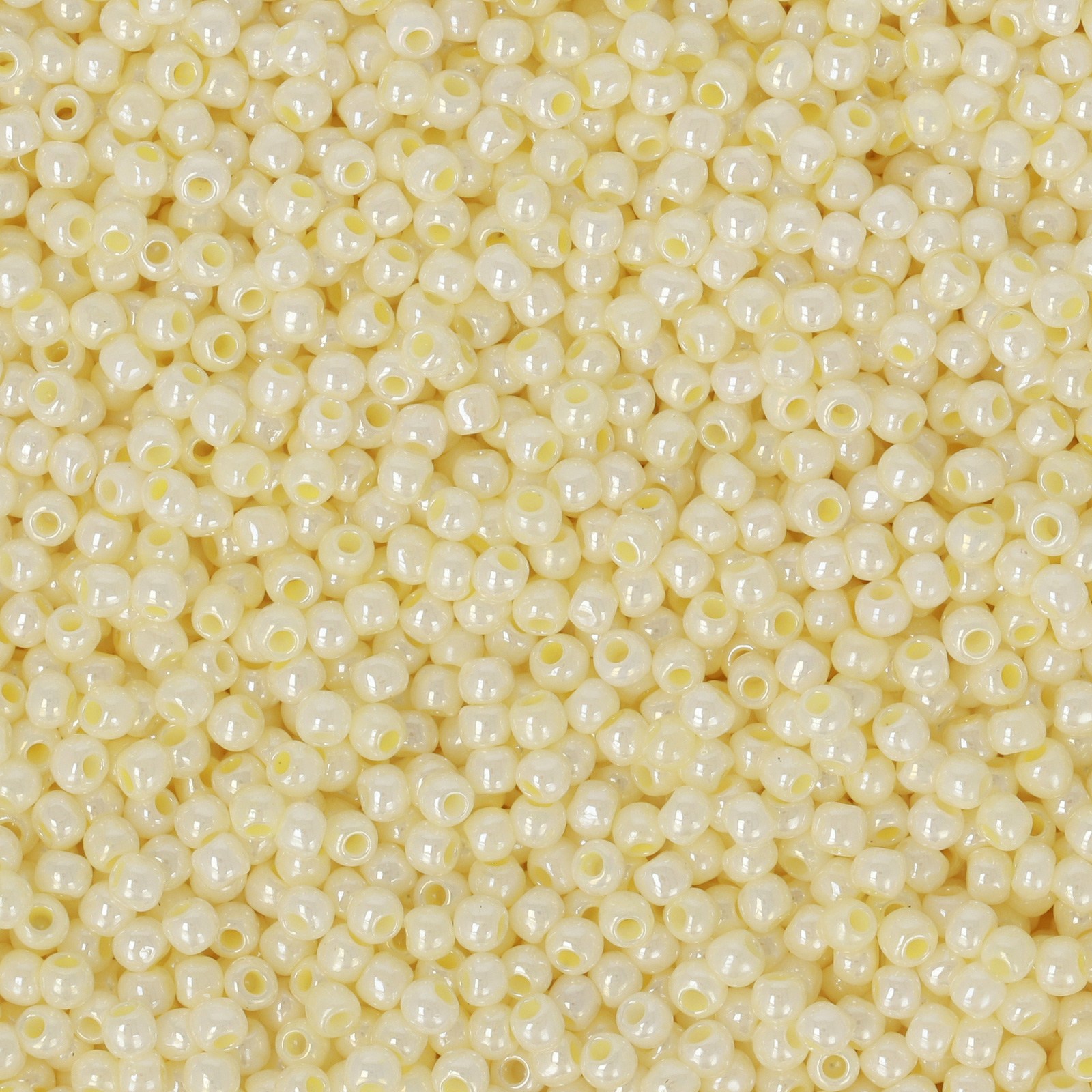 semini by hobbyperline rocailles 11/0 - shell luster pastel light yellow | 30gr