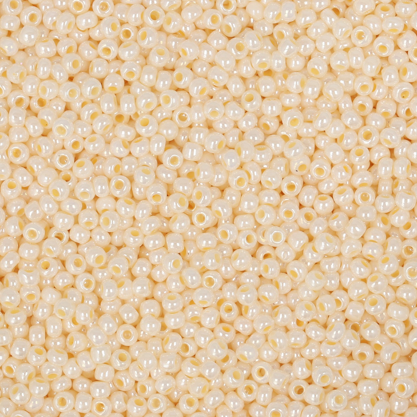 semini by hobbyperline rocailles 11/0 - shell luster pastel cream | 30gr