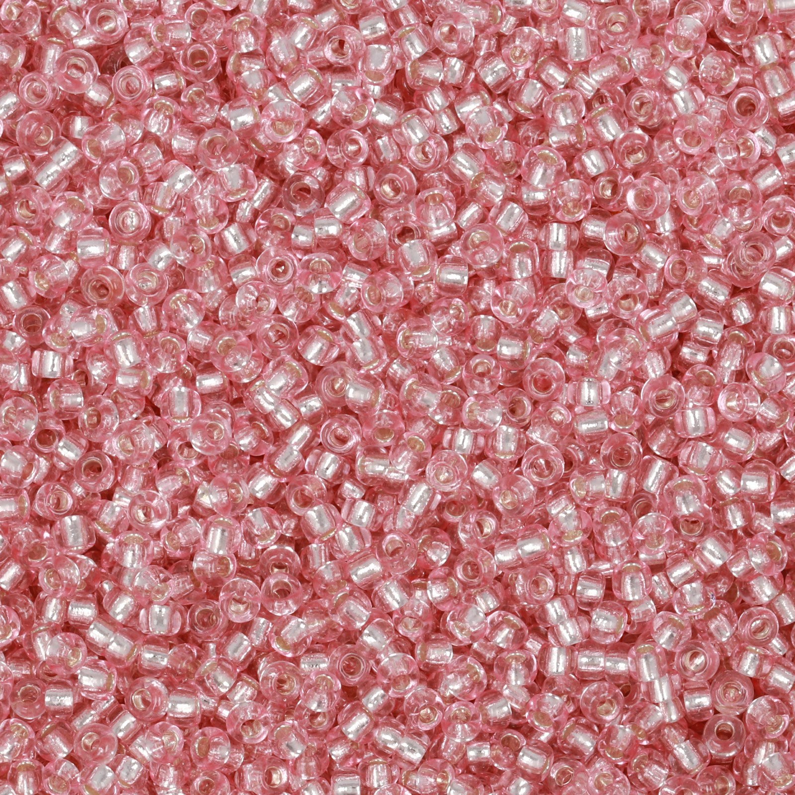 semini by hobbyperline rocailles 11/0 - silver-lined light pink | 30gr