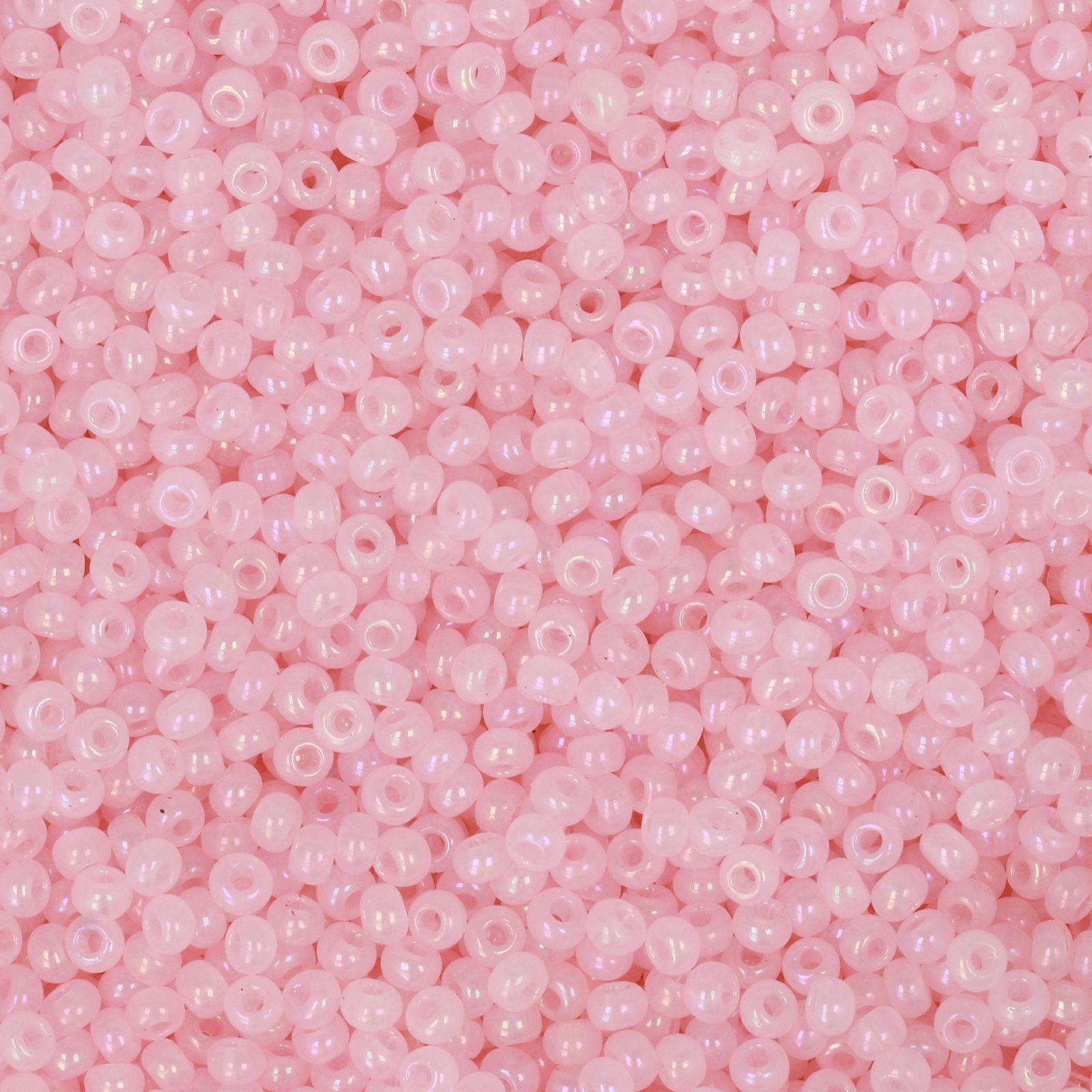 semini by hobbyperline rocailles 11/0 - opal pink ab | 30gr