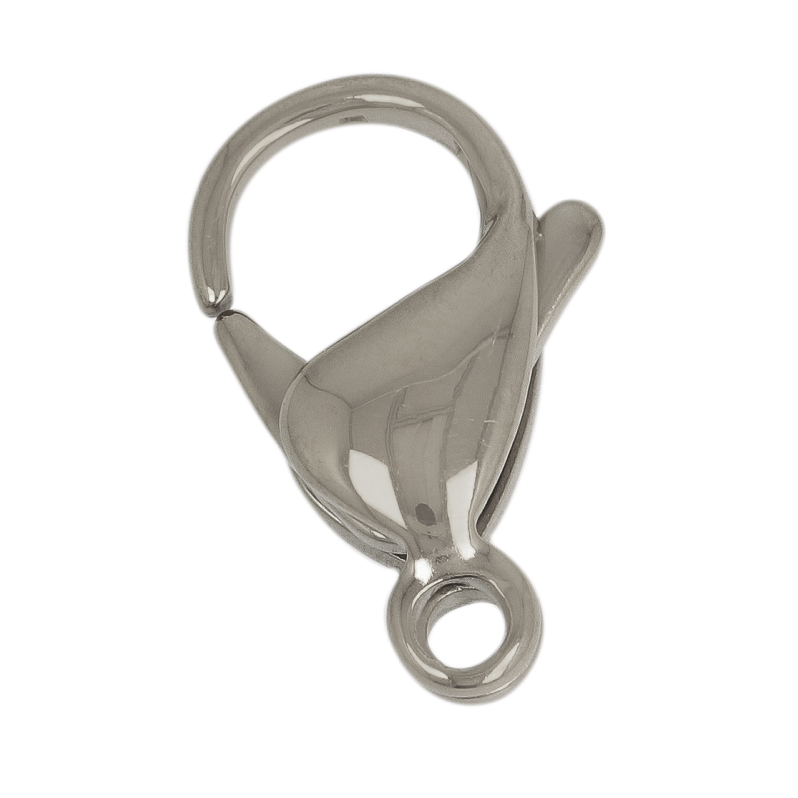 stainless steel trigger clasp 19x10mm | 4pc