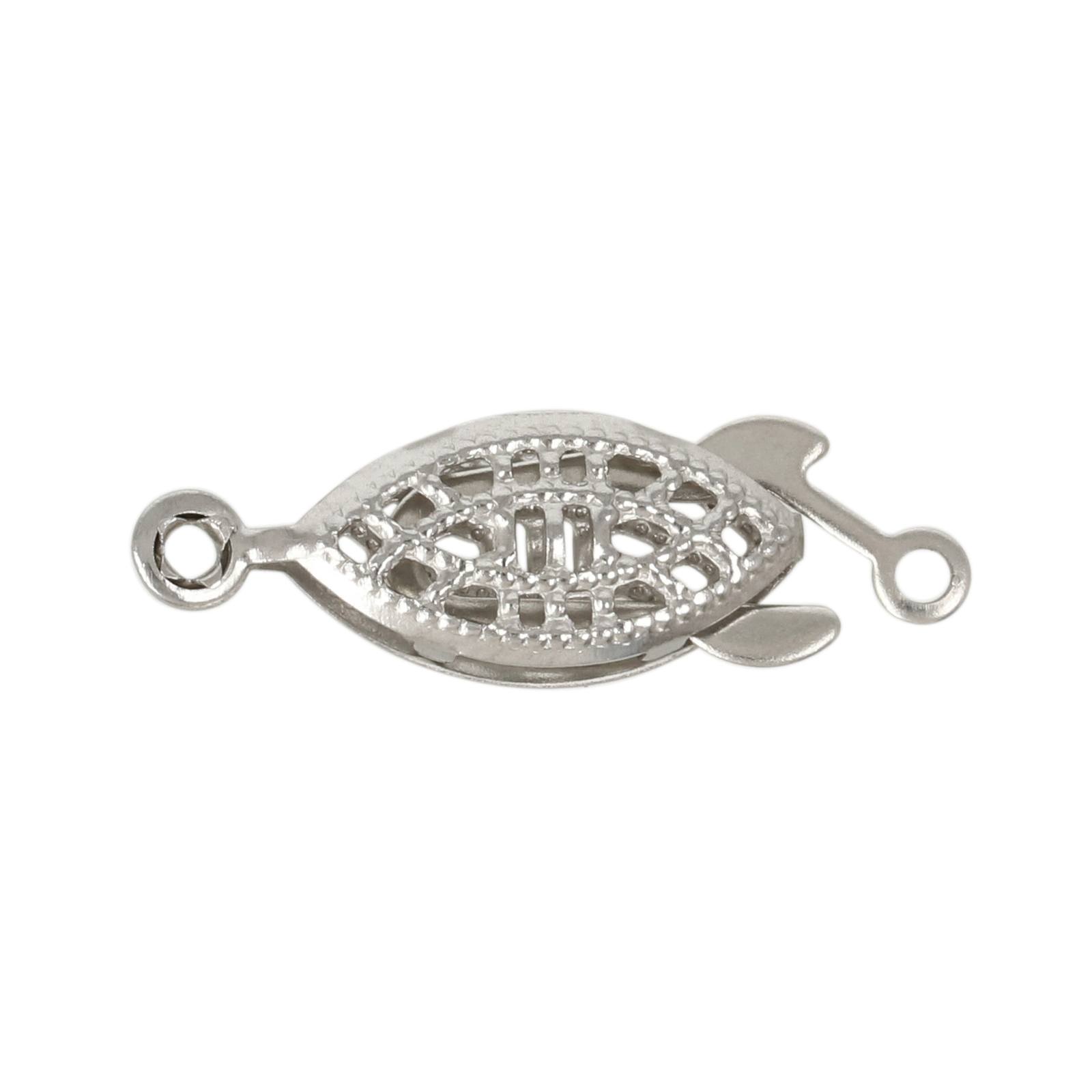 steckverschlüsse edelstahl oval 21x7mm | 4st