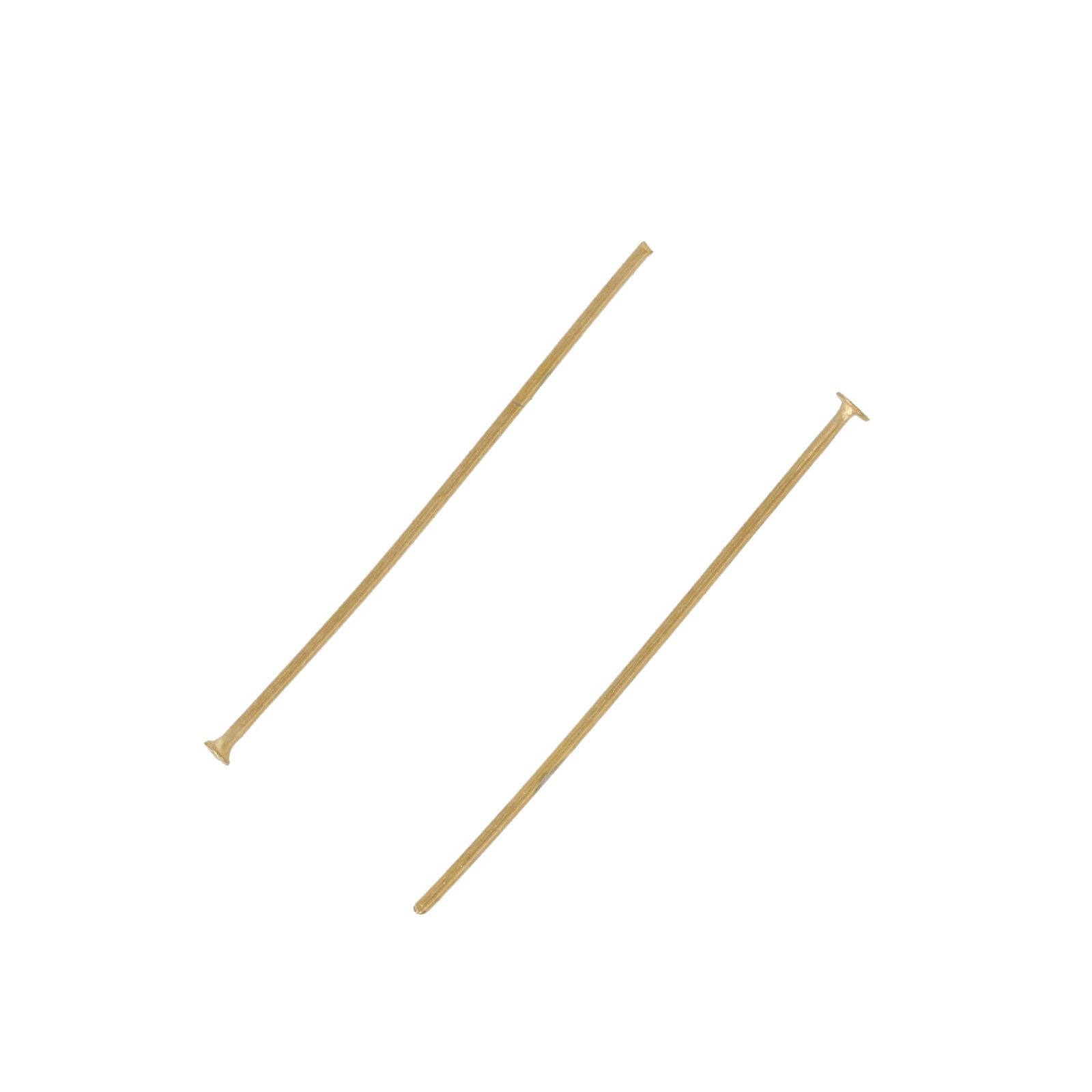nietstift edelstahl vergoldet 30mm - wire 0,7mm | 10st