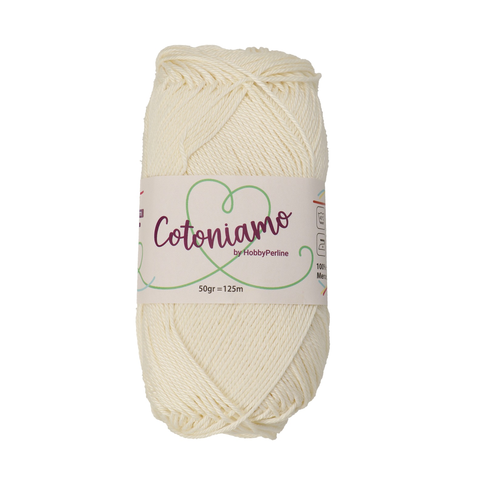 hobbyperline cotoniamo - cream (901) - 50gr (125mt) | 1pc