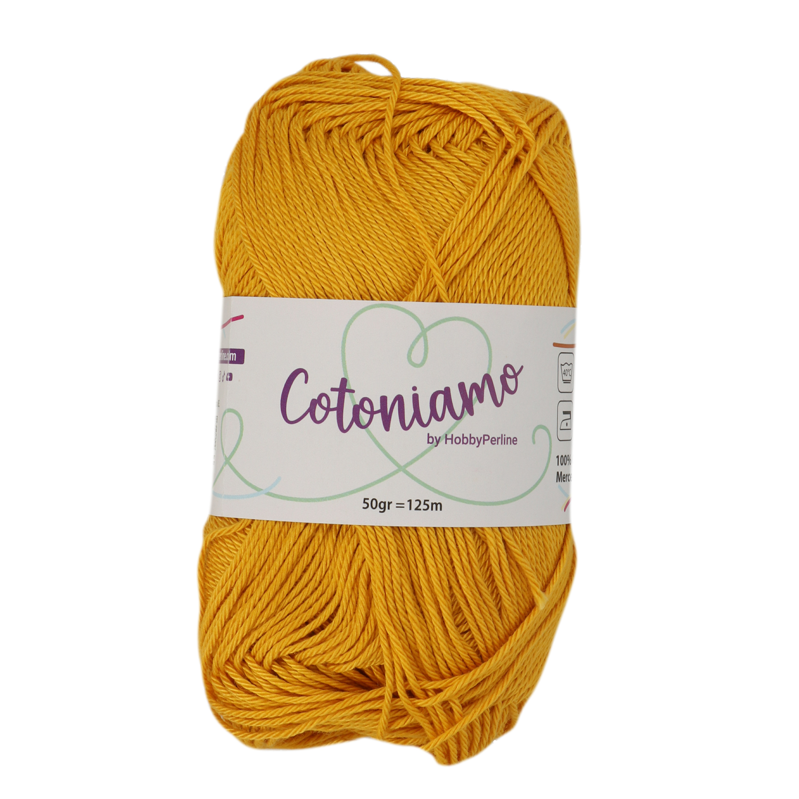 hobbybag cotoniamo - gold (908) - 50gr (125mt) | 1pc
