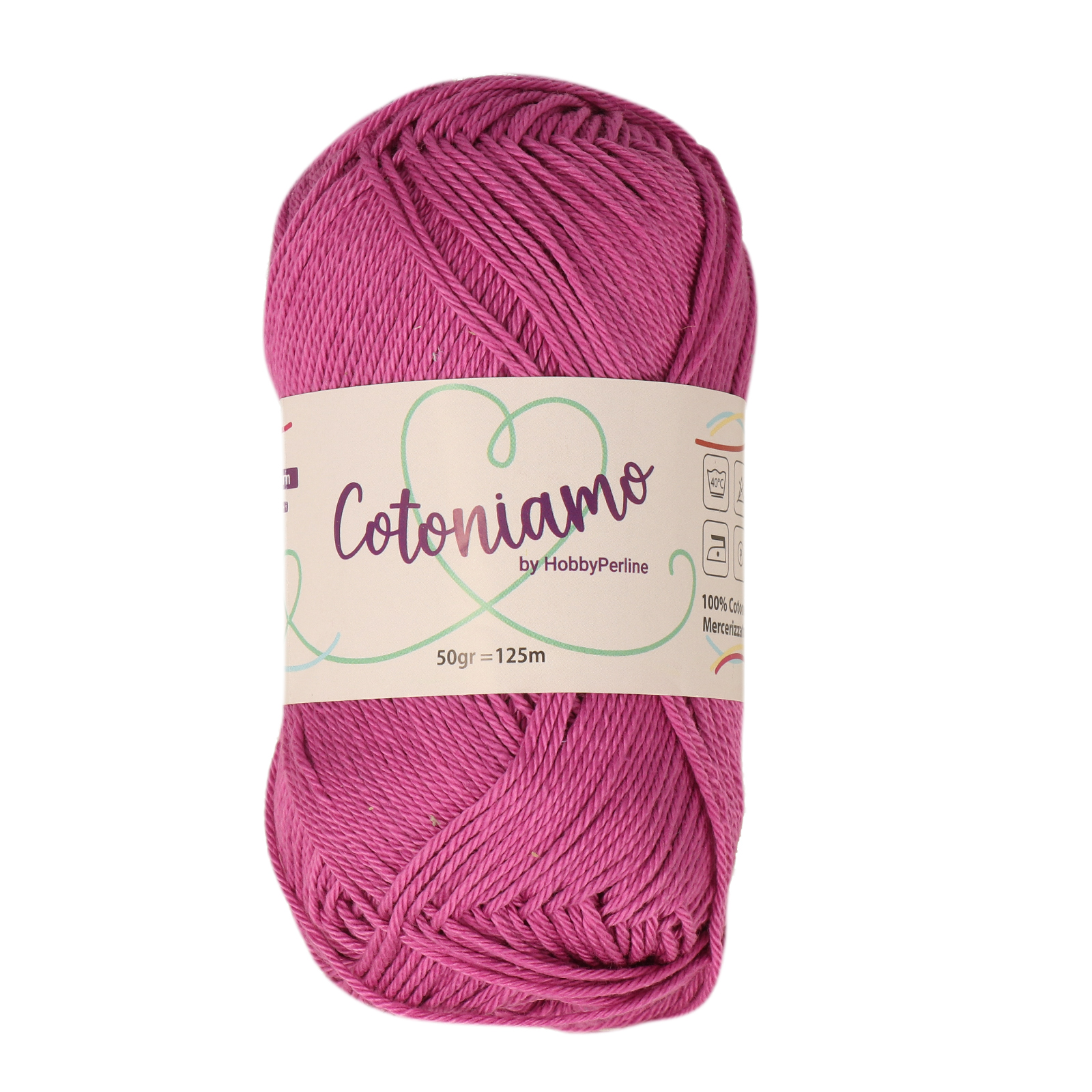 hobbybag cotoniamo - aubergine (916) - 50gr (125mt) | 1pc