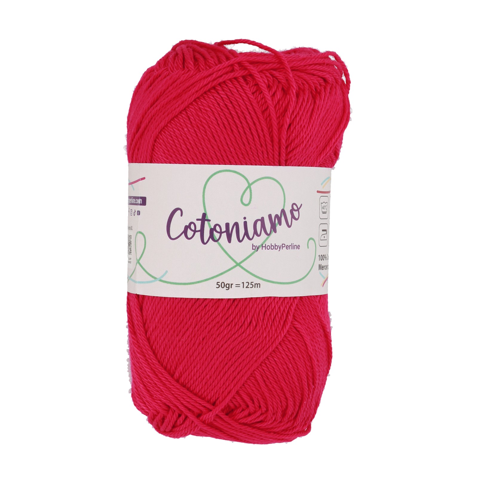 hobbyperline cotoniamo - cyclamen (919) - 50gr (125mt) | 1pc