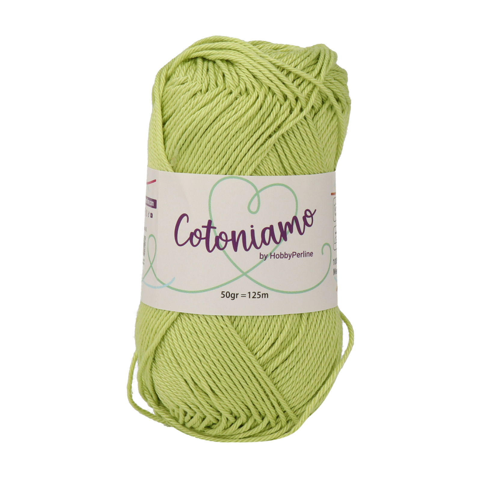 hobbybag cotoniamo - pistachio (944) - 50gr (125mt) | 1pc