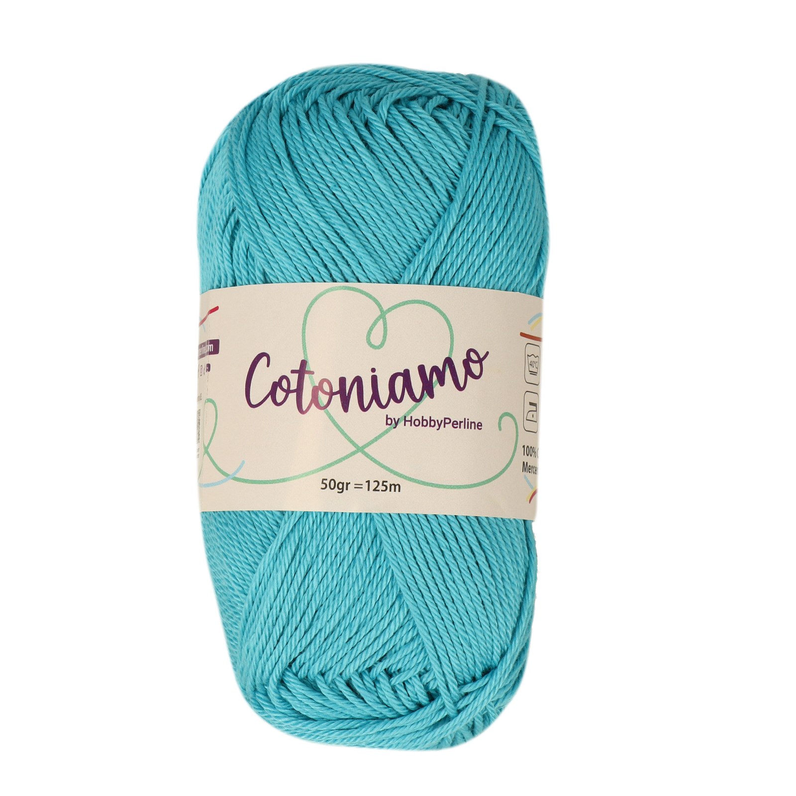hobbybag cotoniamo - dark turquoise (933) - 50gr (125mt) | 1pc