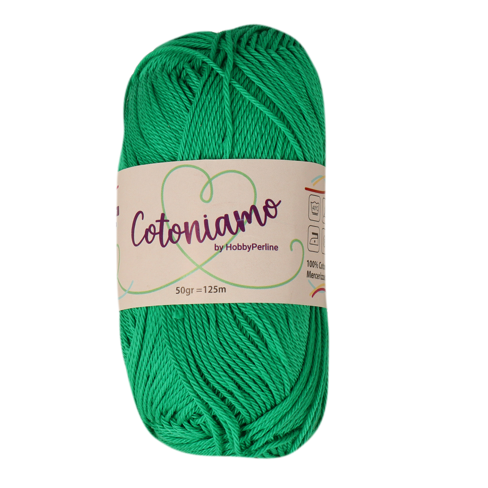 hobbybag cotoniamo - smaragd (938) - 50gr (125mt) | 1st