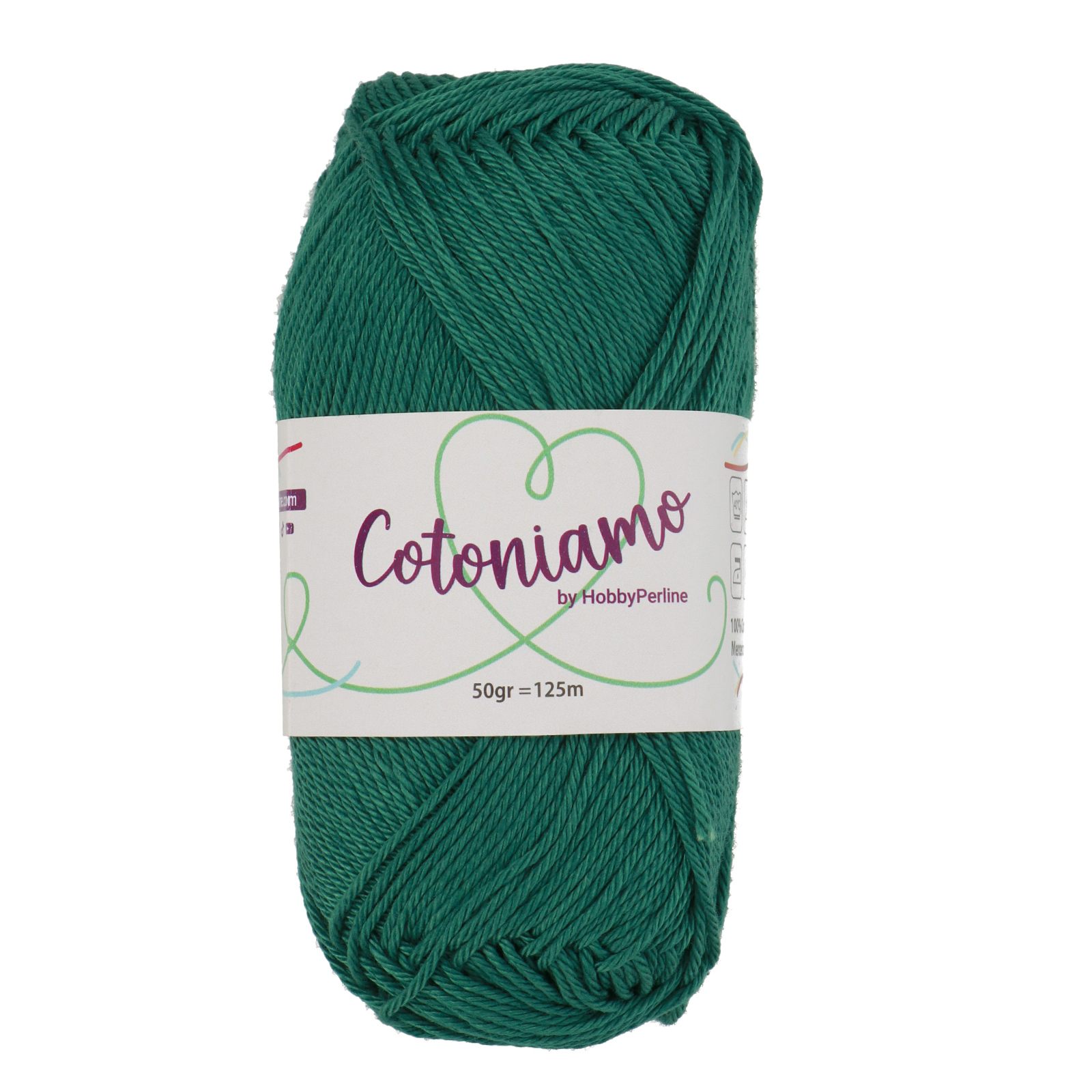 hobbyperline cotoniamo - dark green (947) - 50gr (125mt) | 1pc
