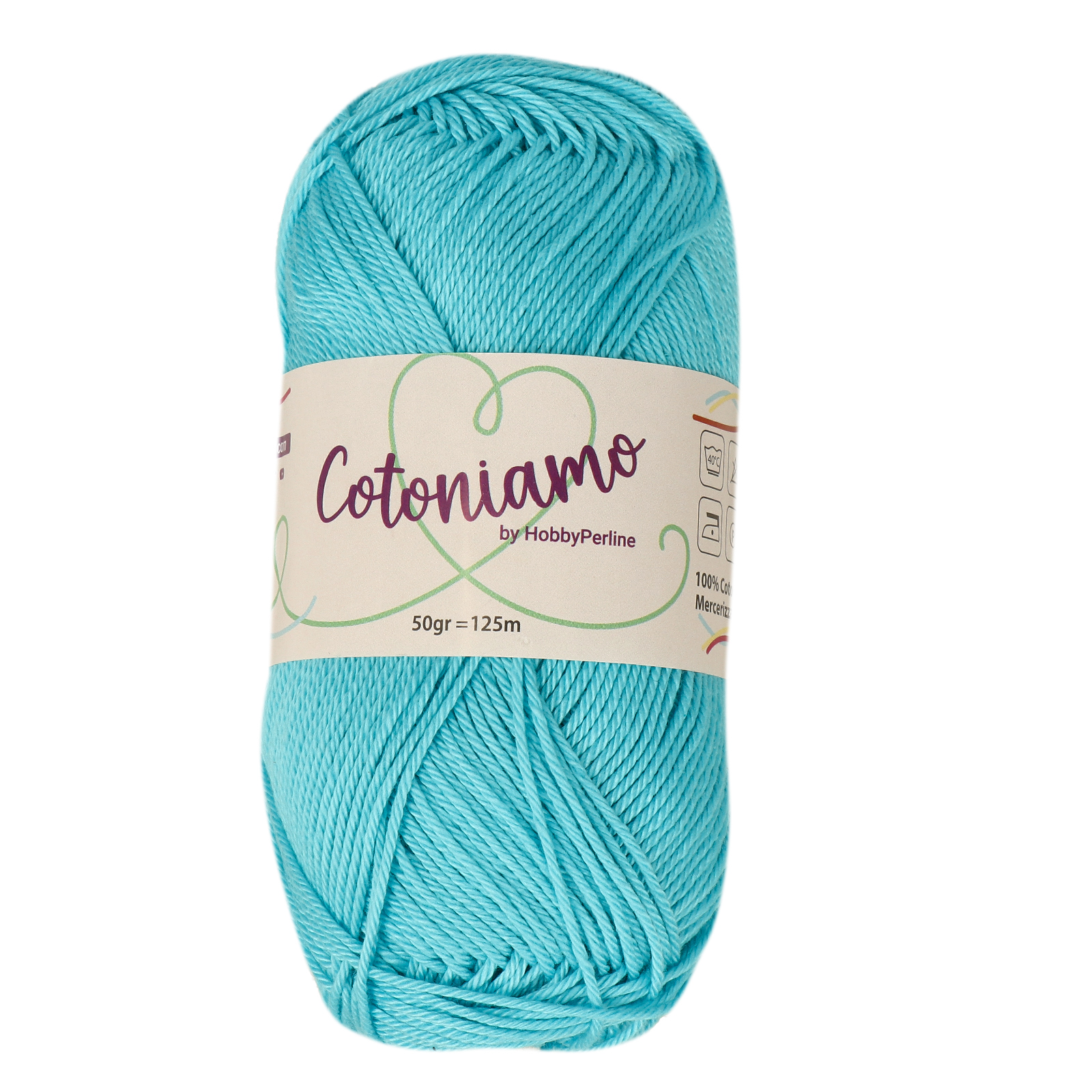 hobbybag cotoniamo - cyan (949) - 50gr (125mt) | 1pc