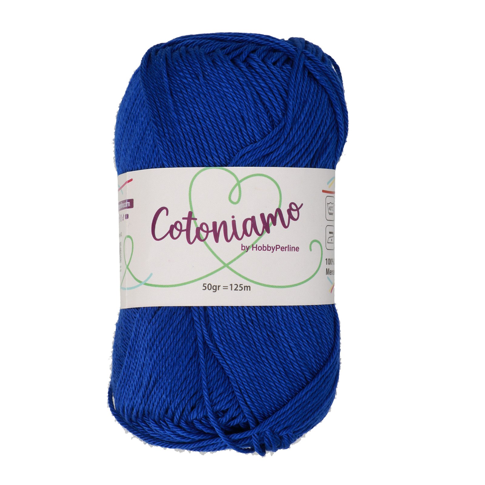 hobbybag cotoniamo - electric blue (952) - 50gr (125mt) | 1pc