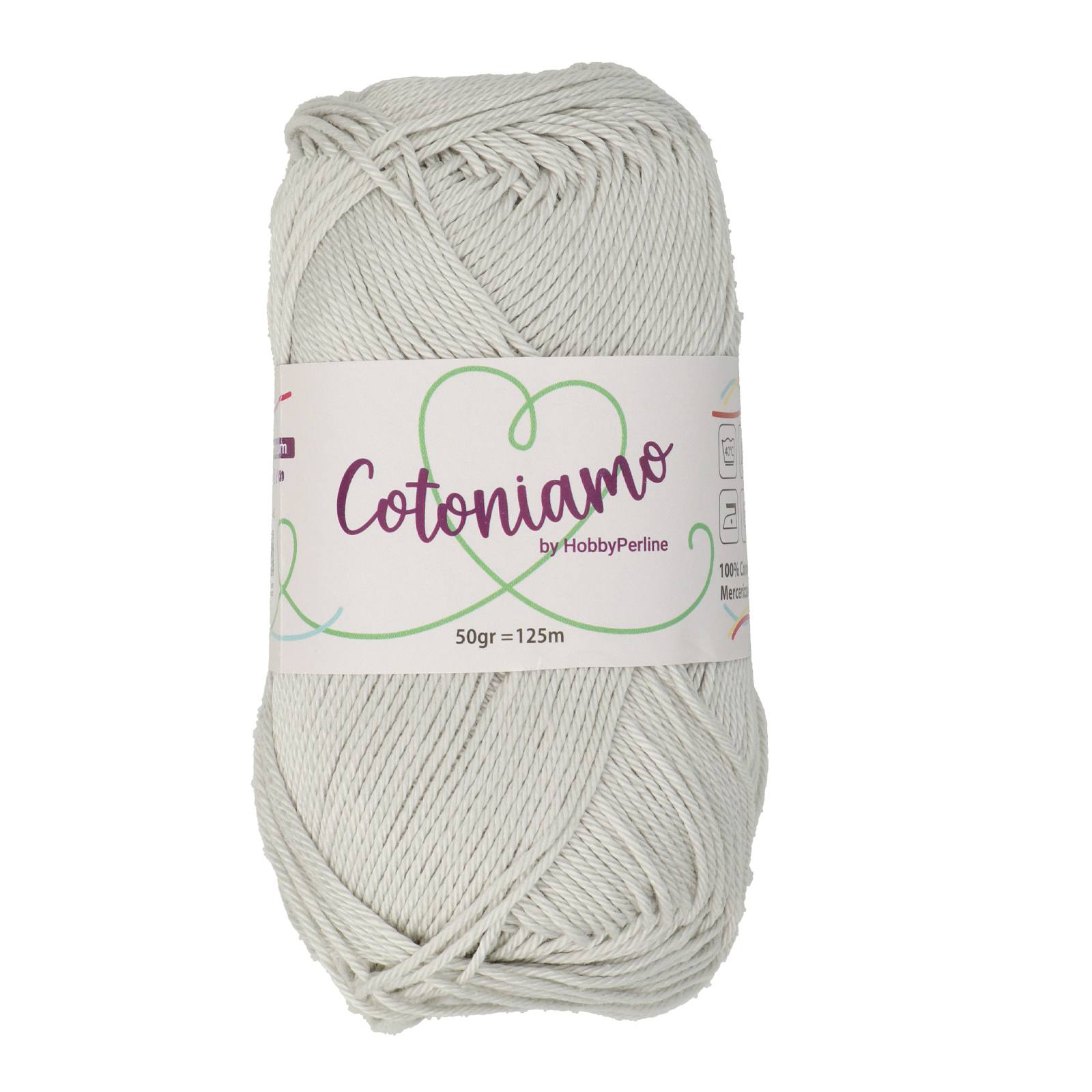 hobbyperline cotoniamo - light grey (953) - 50gr (125mt) | 1pc