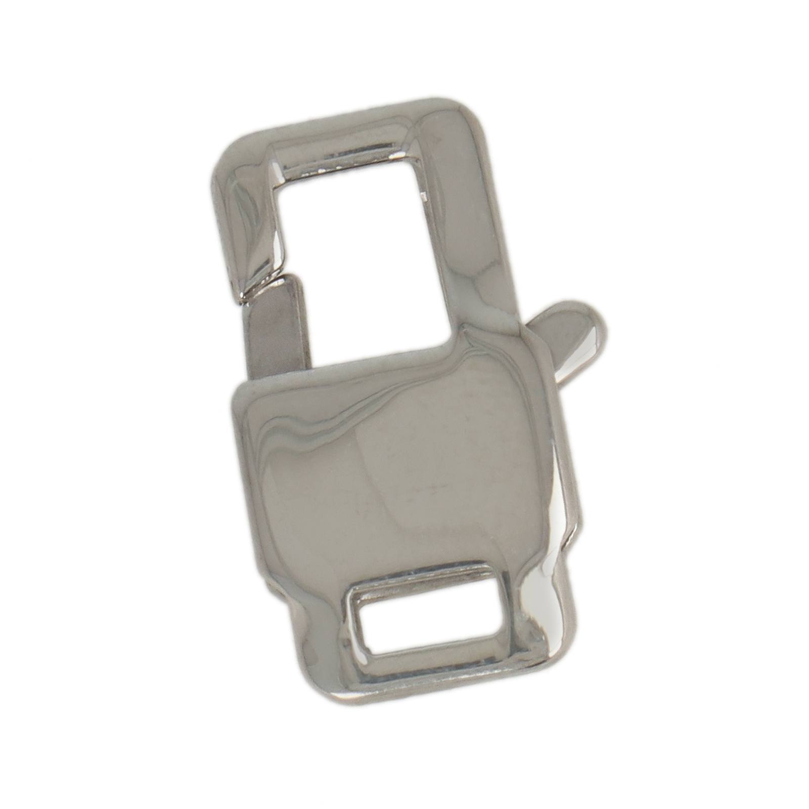 stainless steel rectangle lobster clasp 18x11mm | 2pc