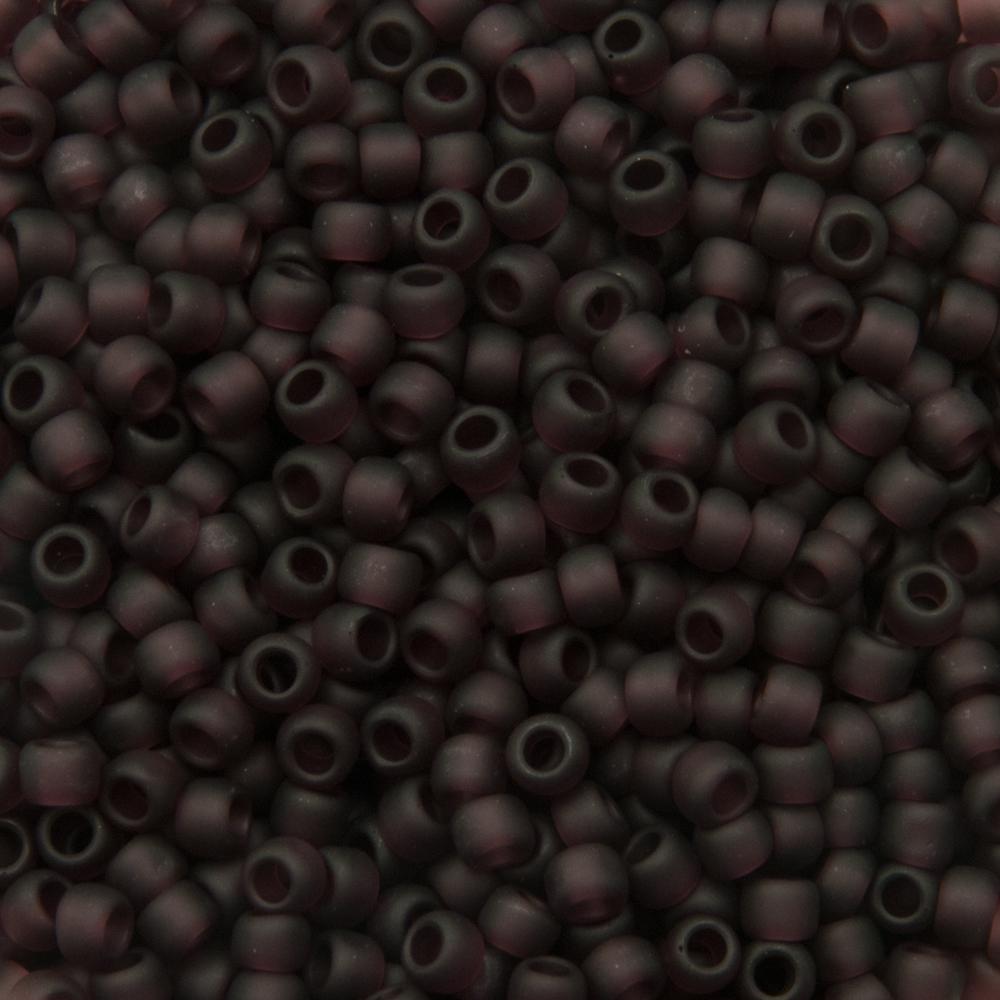 rocaille toho seed beads 8/0 transparent frosted amethyst (6cf) | 10gr