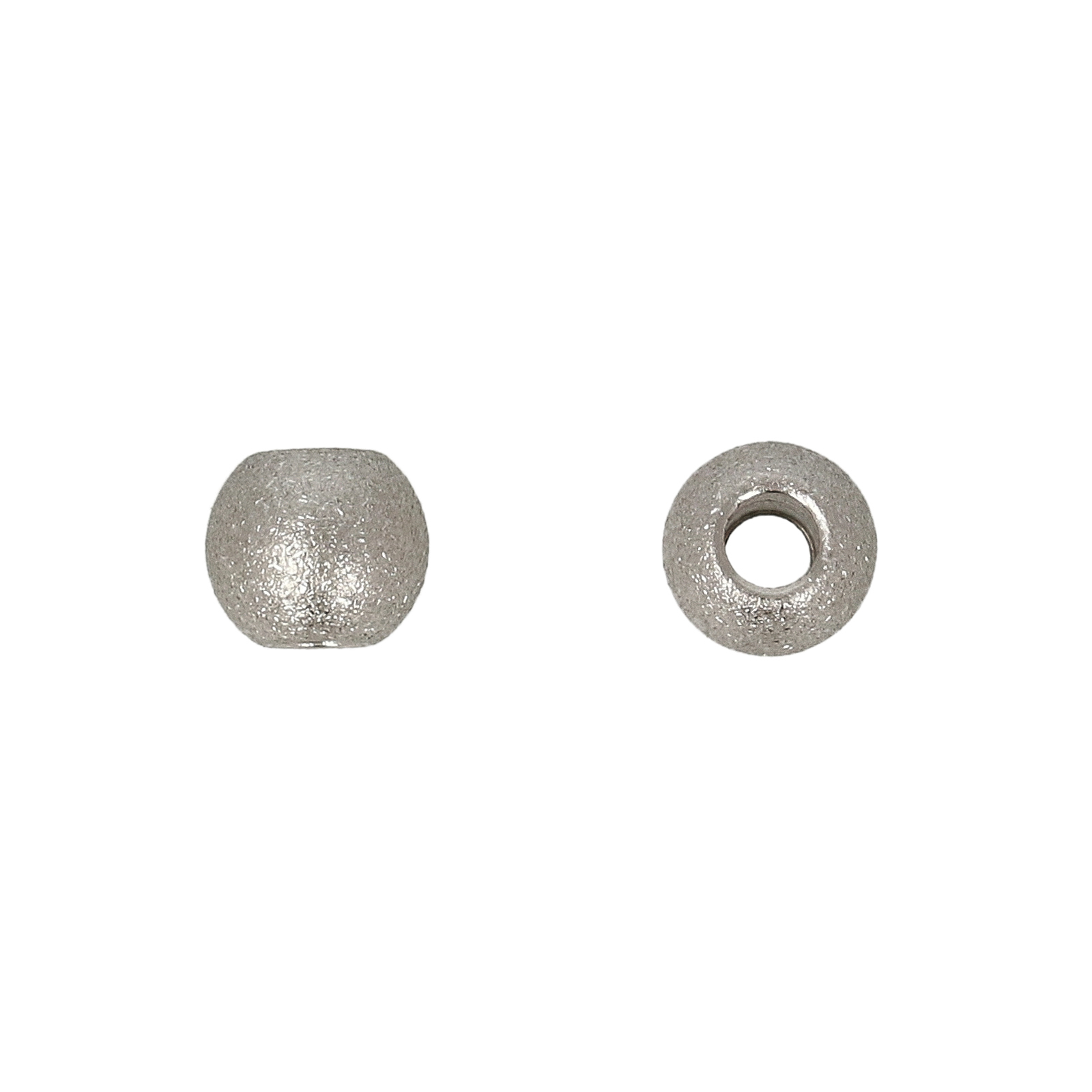 trennperle kugel stardust edelstahl 5mm - loch 2mm | 20st