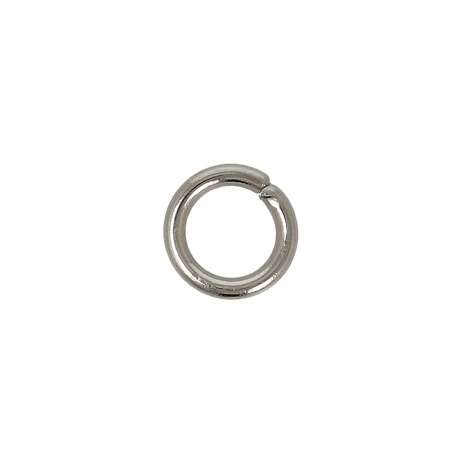 stainless steel open jump ring 6mm - wire 1mm | 150pc