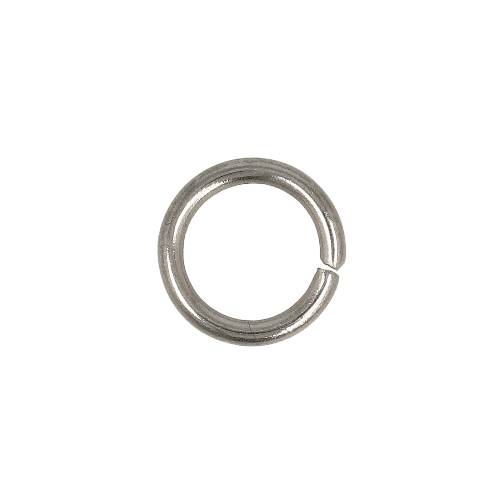 stainless steel open jump ring 8mm - wire 1,2mm | 100pc