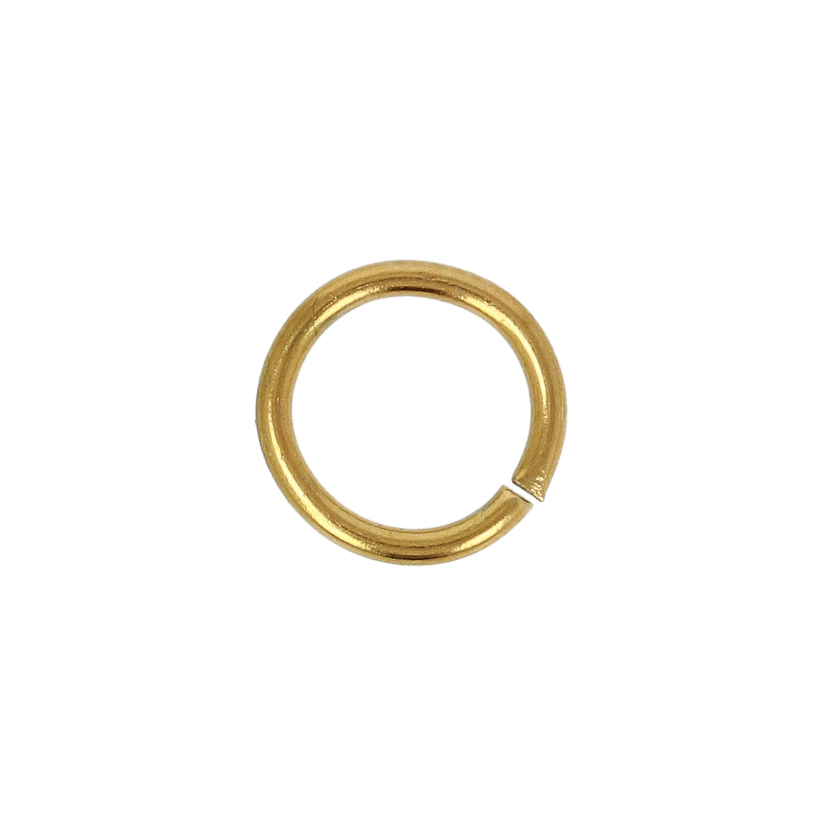 biegeringe vergoldet edelstahl 8mm - wire 1mm | 50st