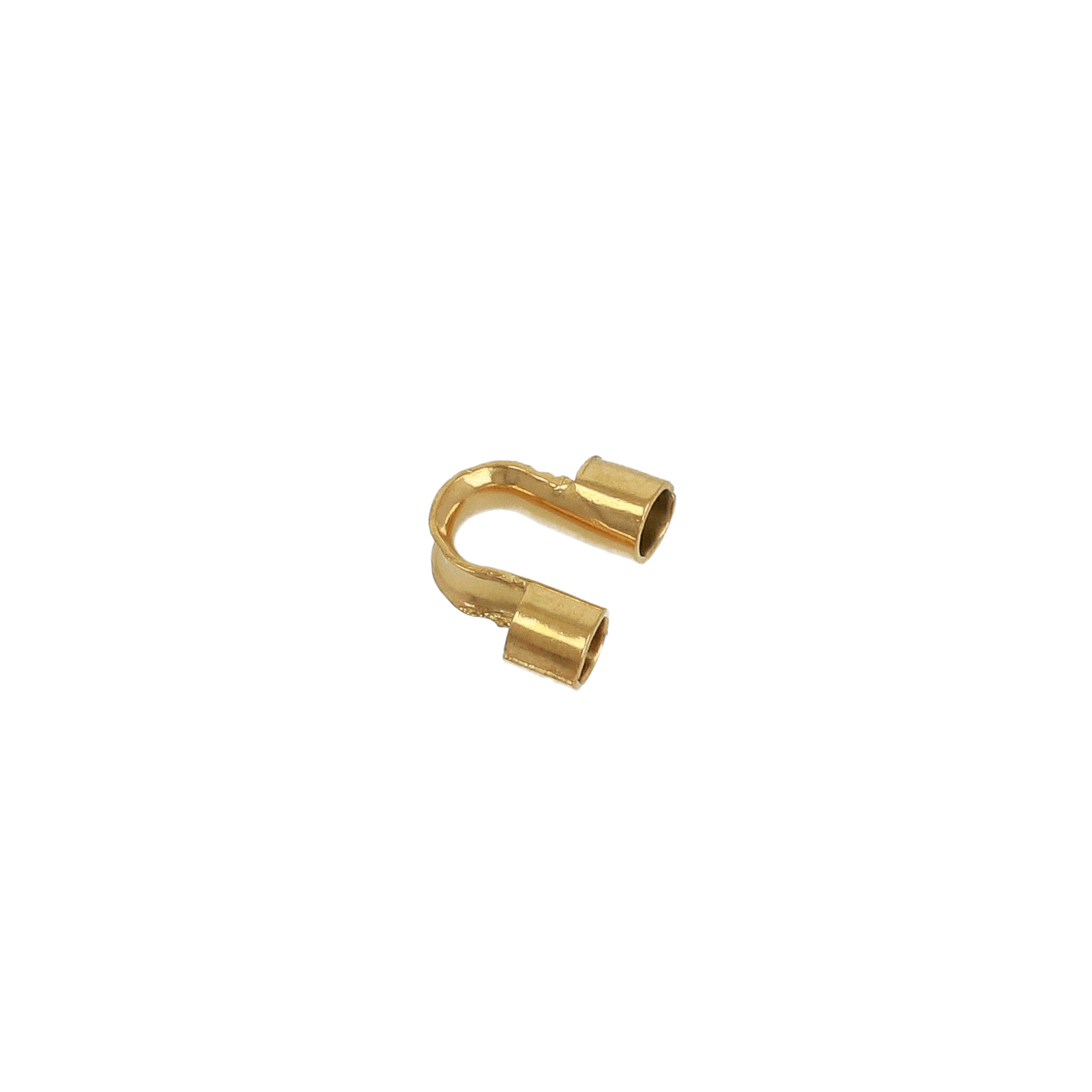 gold plated stainless steel wire protectors - wire thickness 1,4mm | 10pc