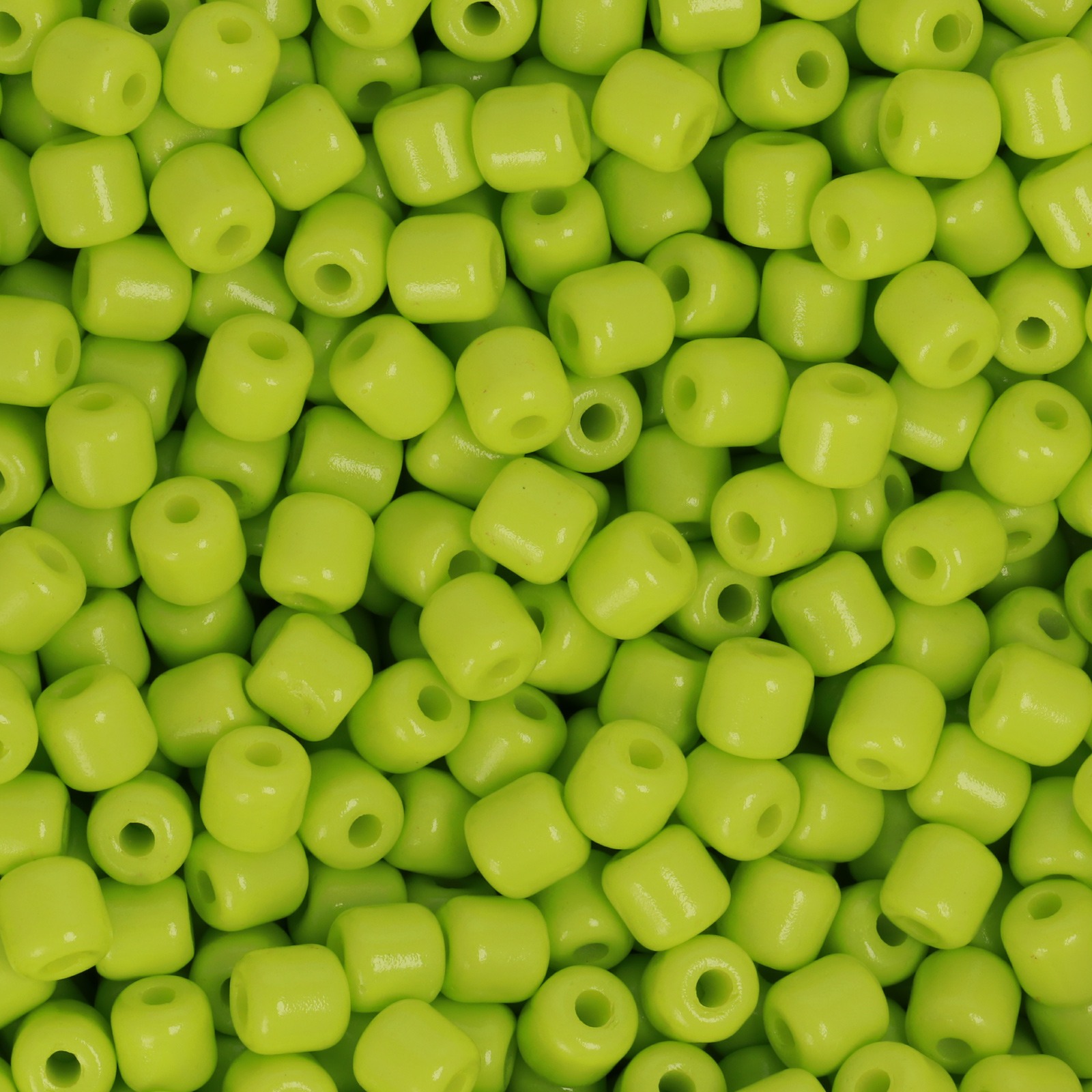 semini by hobbyperline cilindri 4mm - opaque avocado green | 20gr
