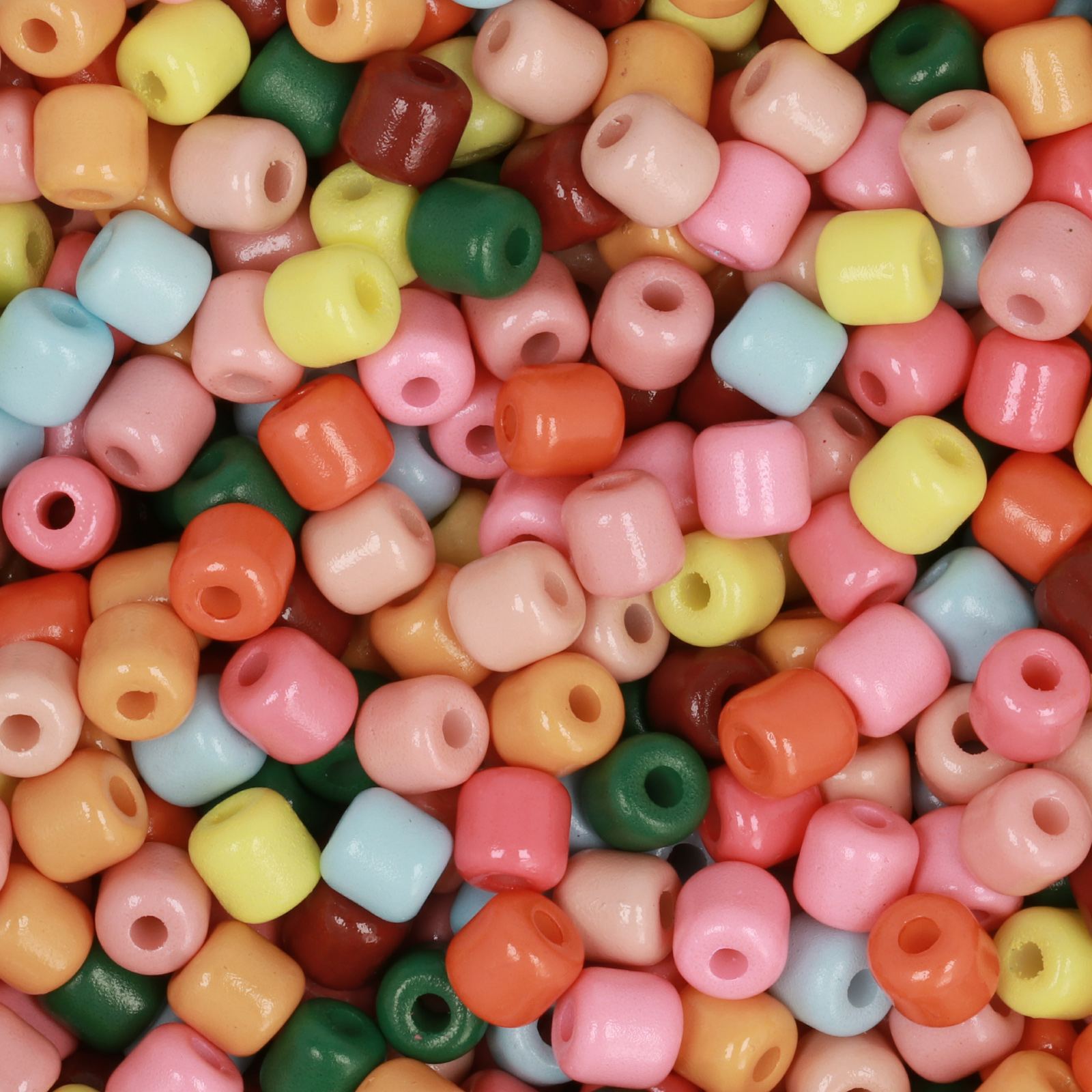 semini by hobbyperline cilindri 4mm - opaque spring mix | 20gr
