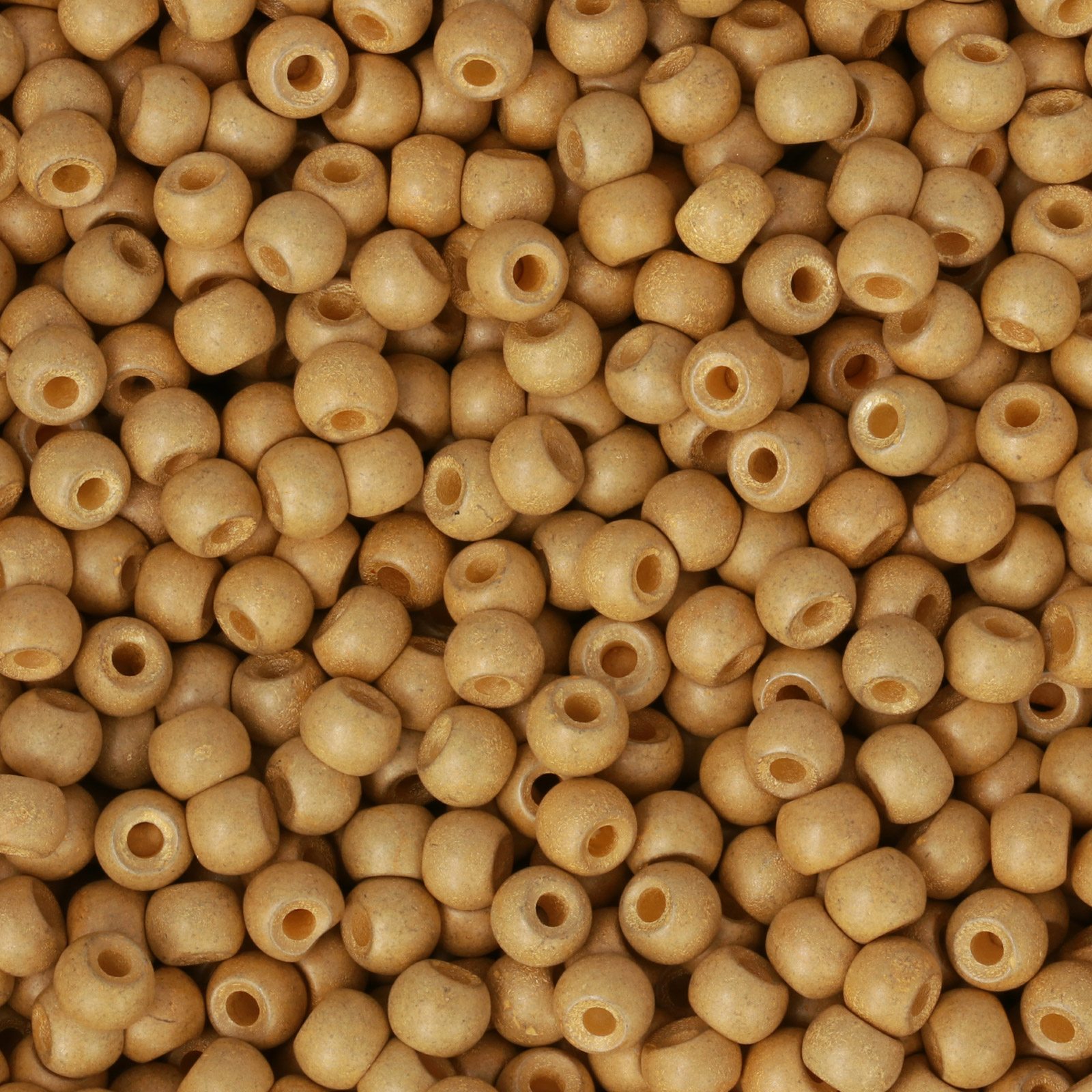 semini by hobbyperline rocailles 6/0 - metallic frosted gold | 20gr