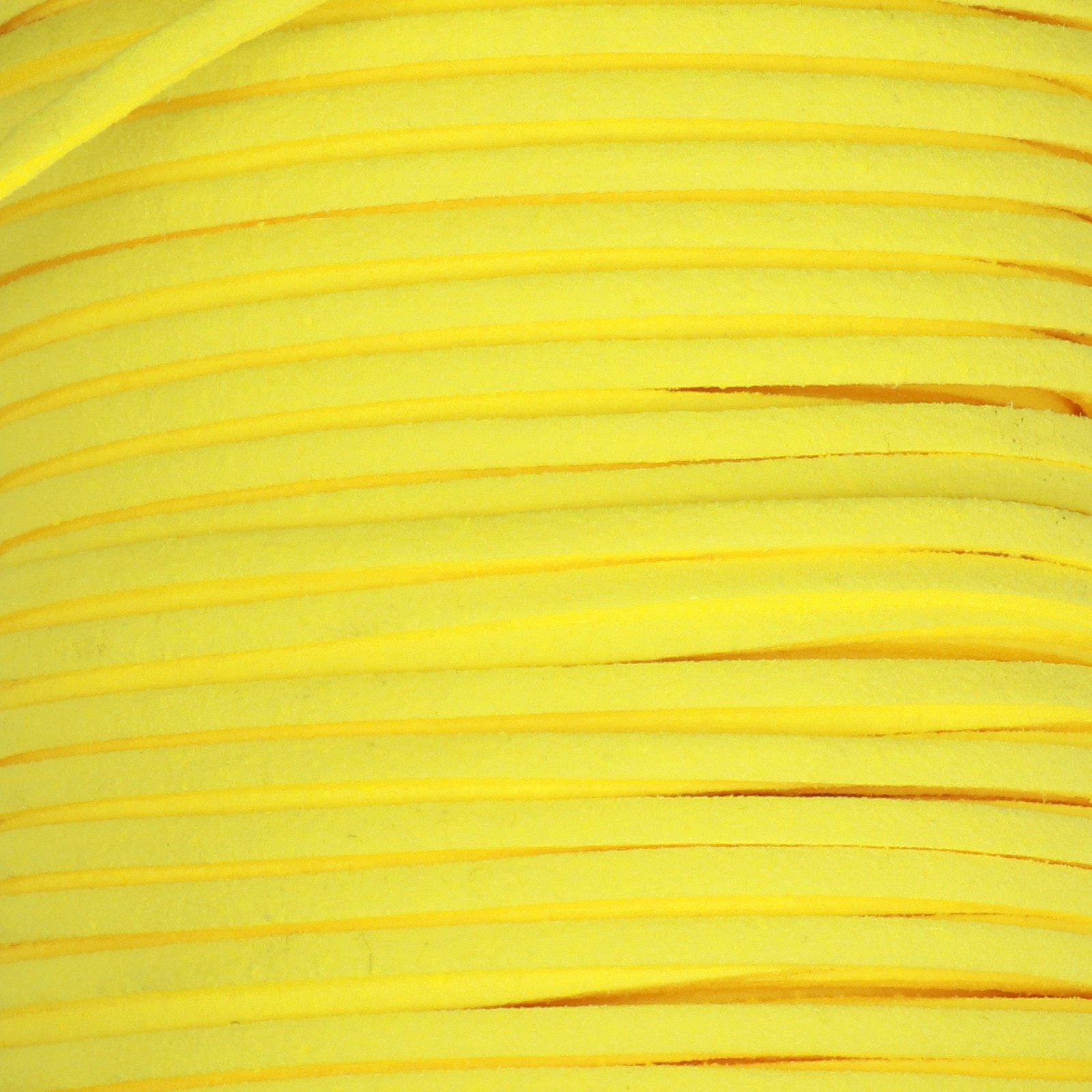 yellow gold micro fiber suede 3x1,5mm | 2mt
