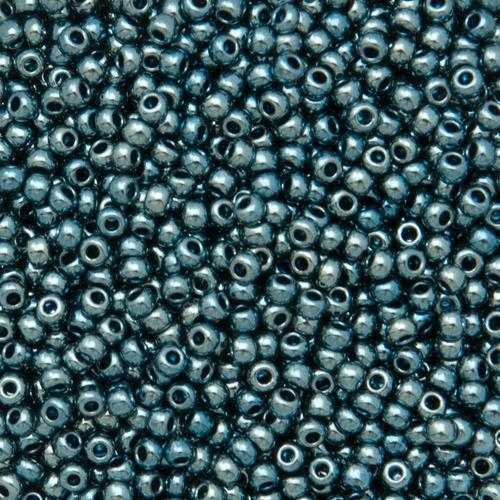saatperlen toho 11/0 galvanized peacock blue (511) | 10gr