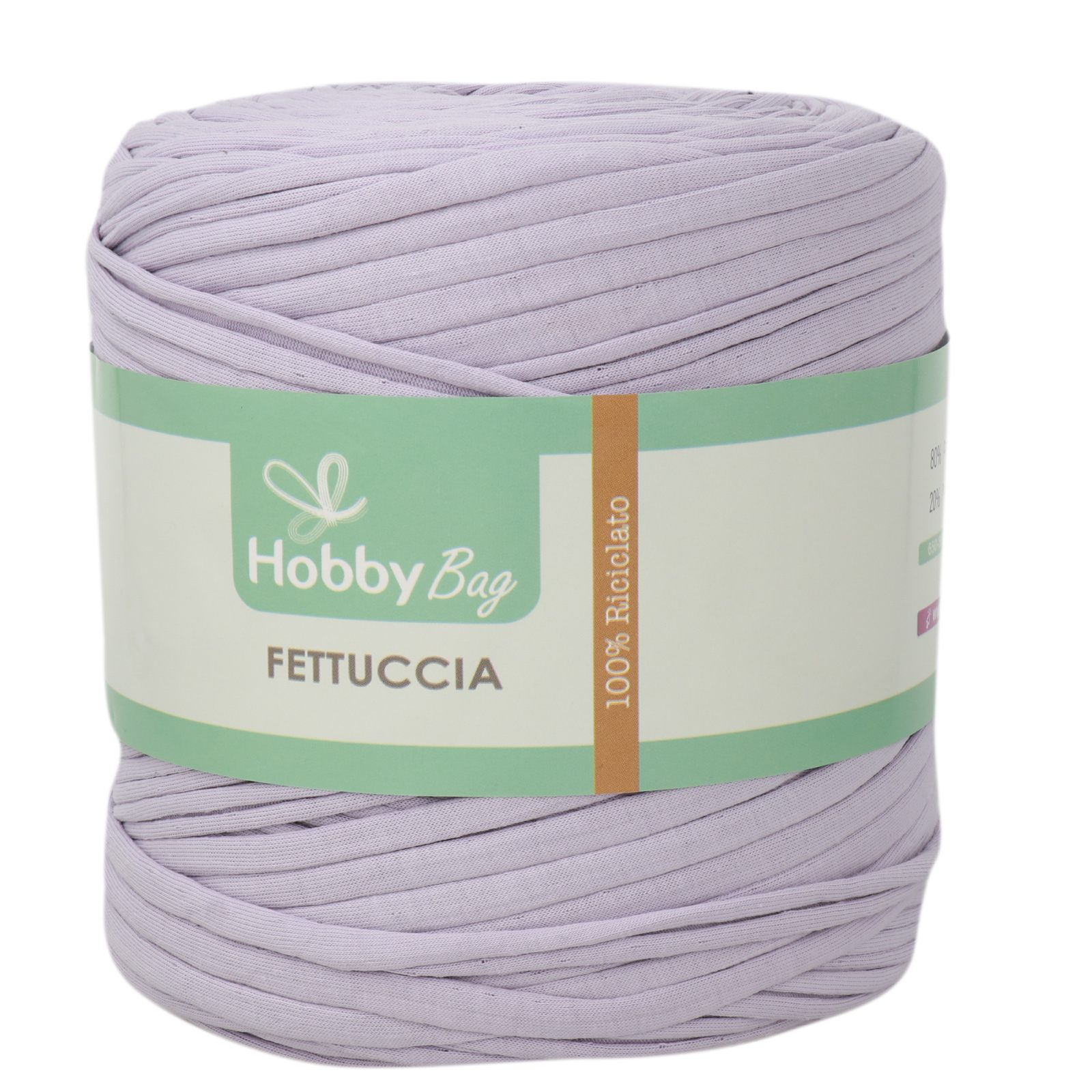 hobbybag t-shirt yarn fettuccia - lila - 600-800gr (110-130mt) | 1st