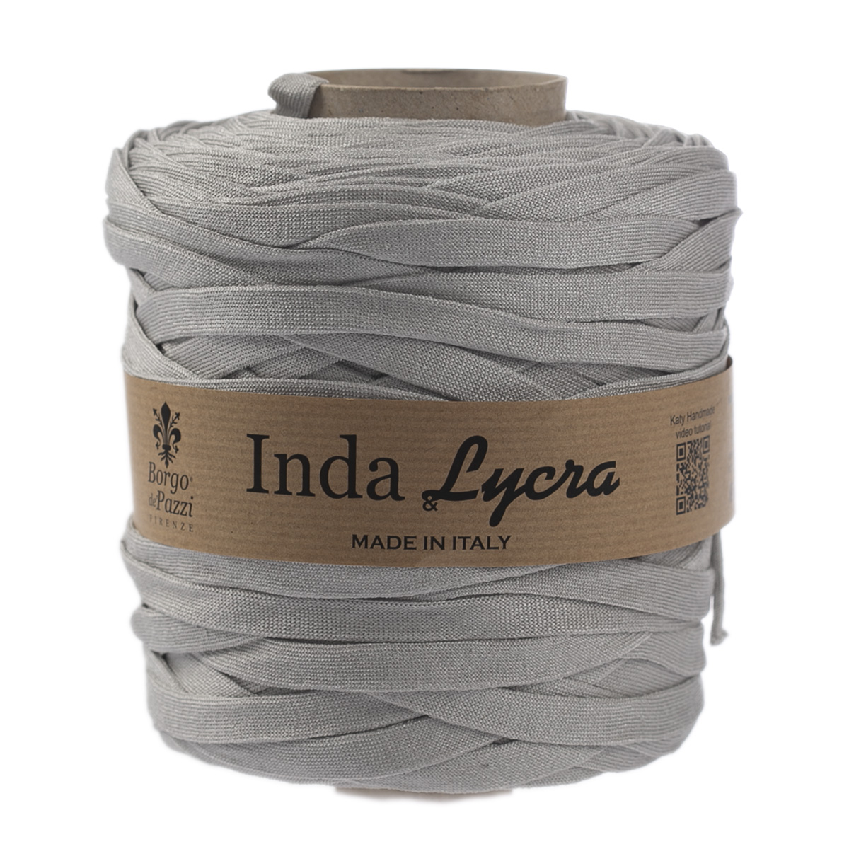 borgo de' pazzi inda lycra - pearl (01) - 500gr (110mt) | 1pc
