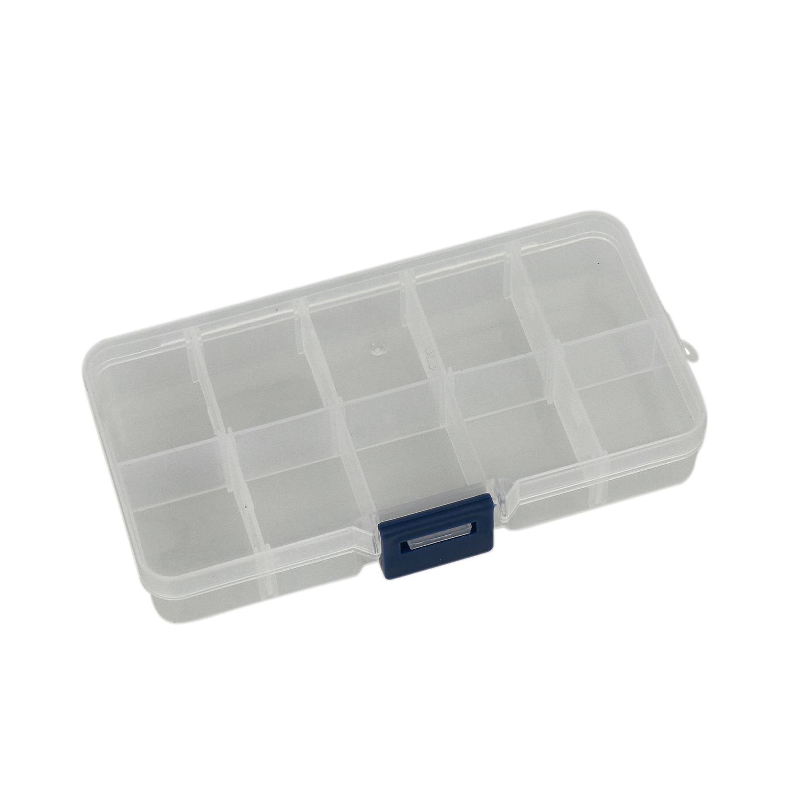 organizer plastic box - 10 compartments - 12,5x6,5cm | 2pc