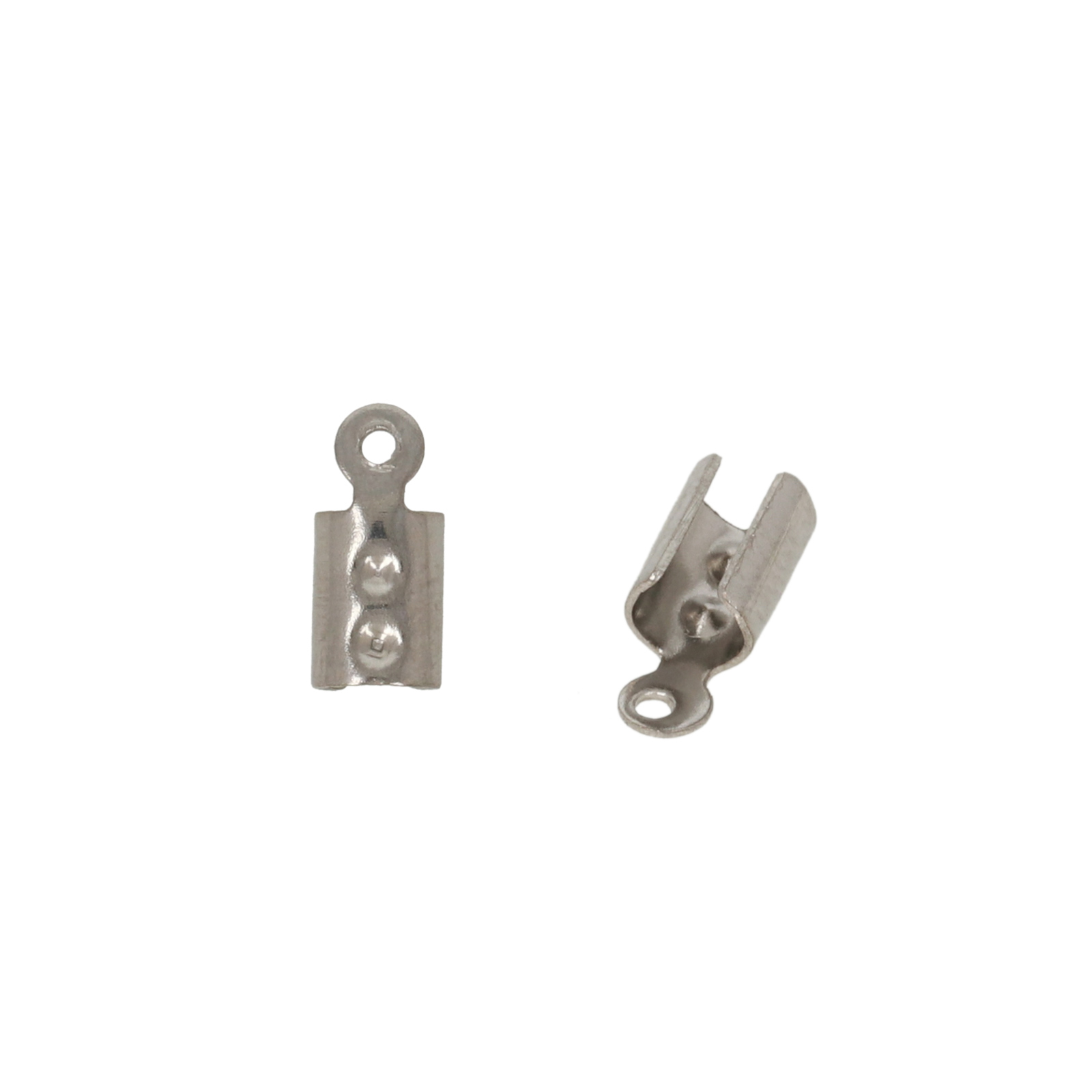 stainless steel crimp end 8x3,5mm (width 2mm) | 50pc
