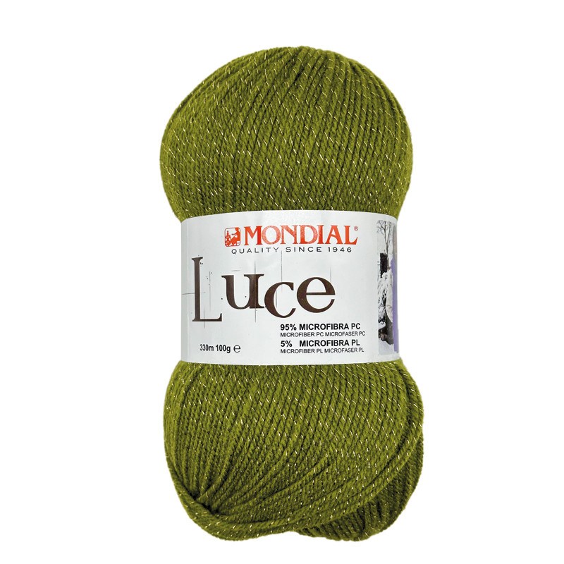 luce mondial - autumn green (554) - 100gr (300mt) | 1pc