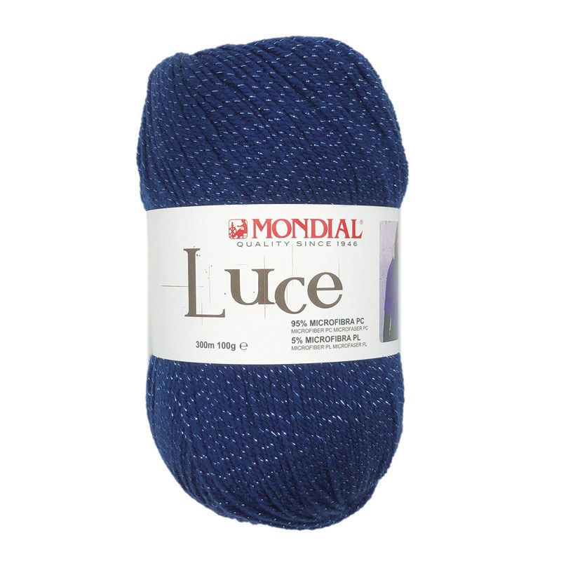 luce mondial - blue (566) - 100gr (300mt) | 1pc