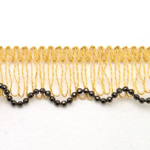 gritty trim gold 12mm | 50cm