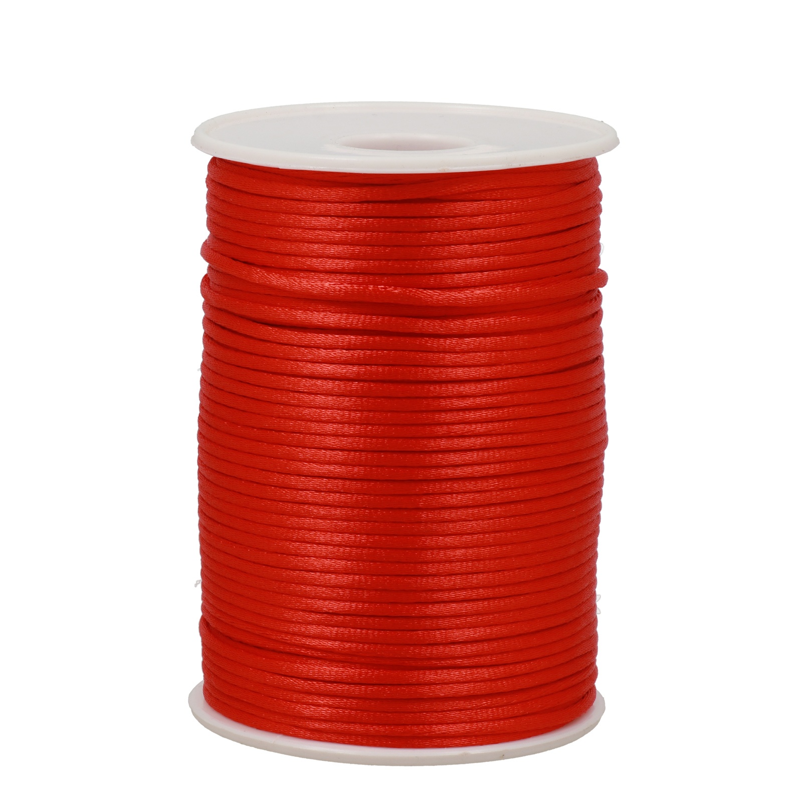 red rattail cord 2mm - 100mt spool | 1pc