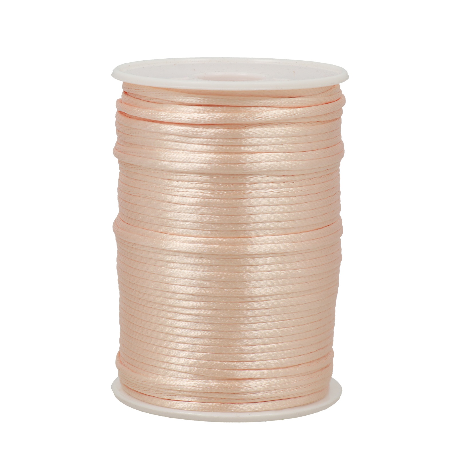 peach rattail cord 2mm - 100mt spool | 1pc