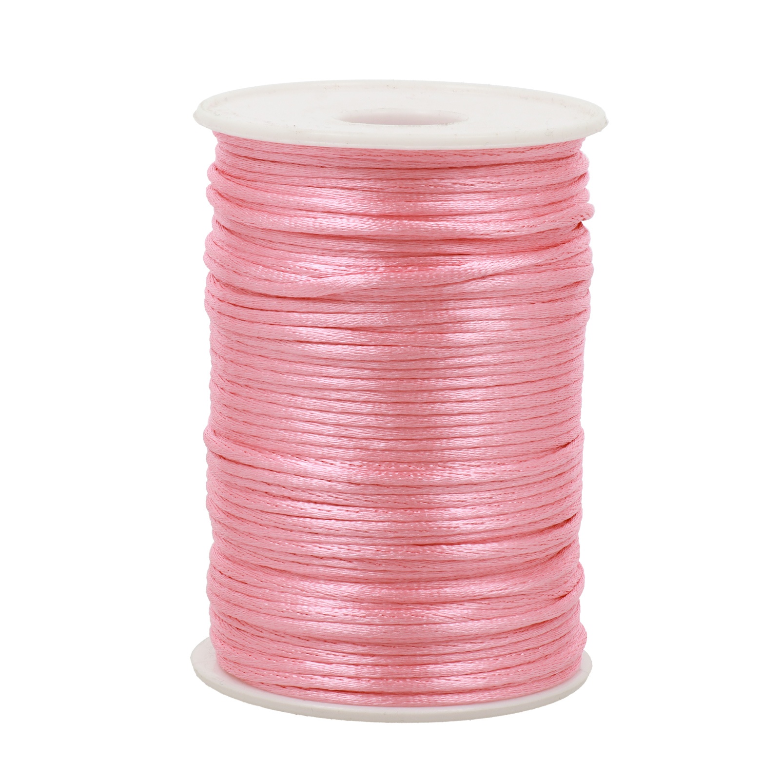 pink rattail cord 2mm - 100mt spool | 1pc