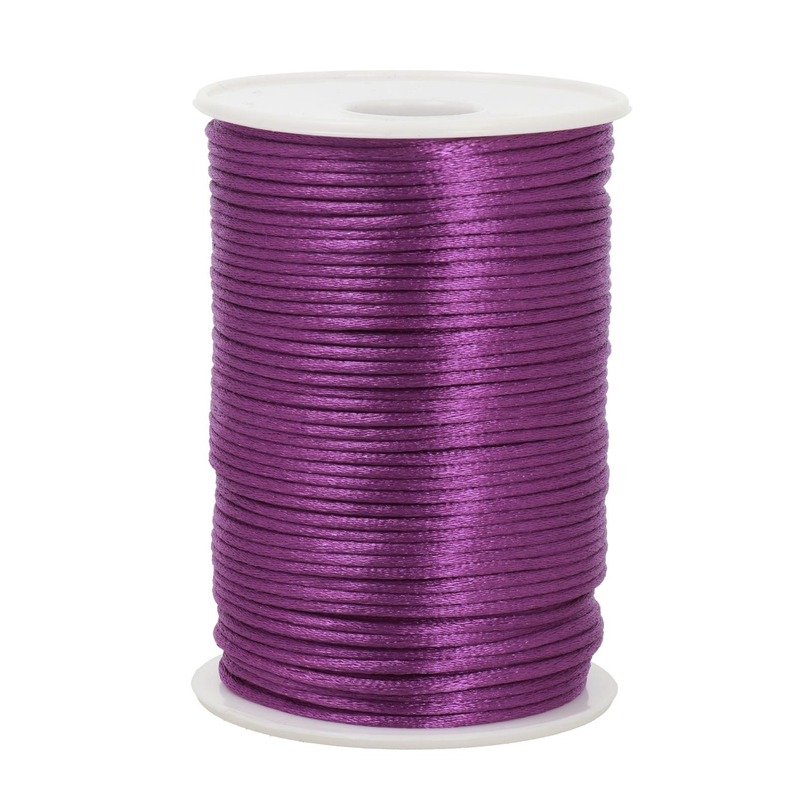 satinschnur purpur 2mm - spule 100mt | 1st