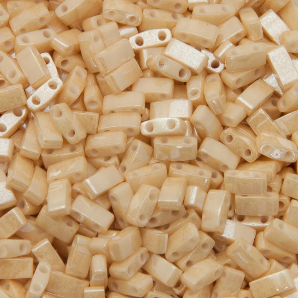 saatperlen half tila miyuki light caramel ceylon 5x2,3mm | 5gr