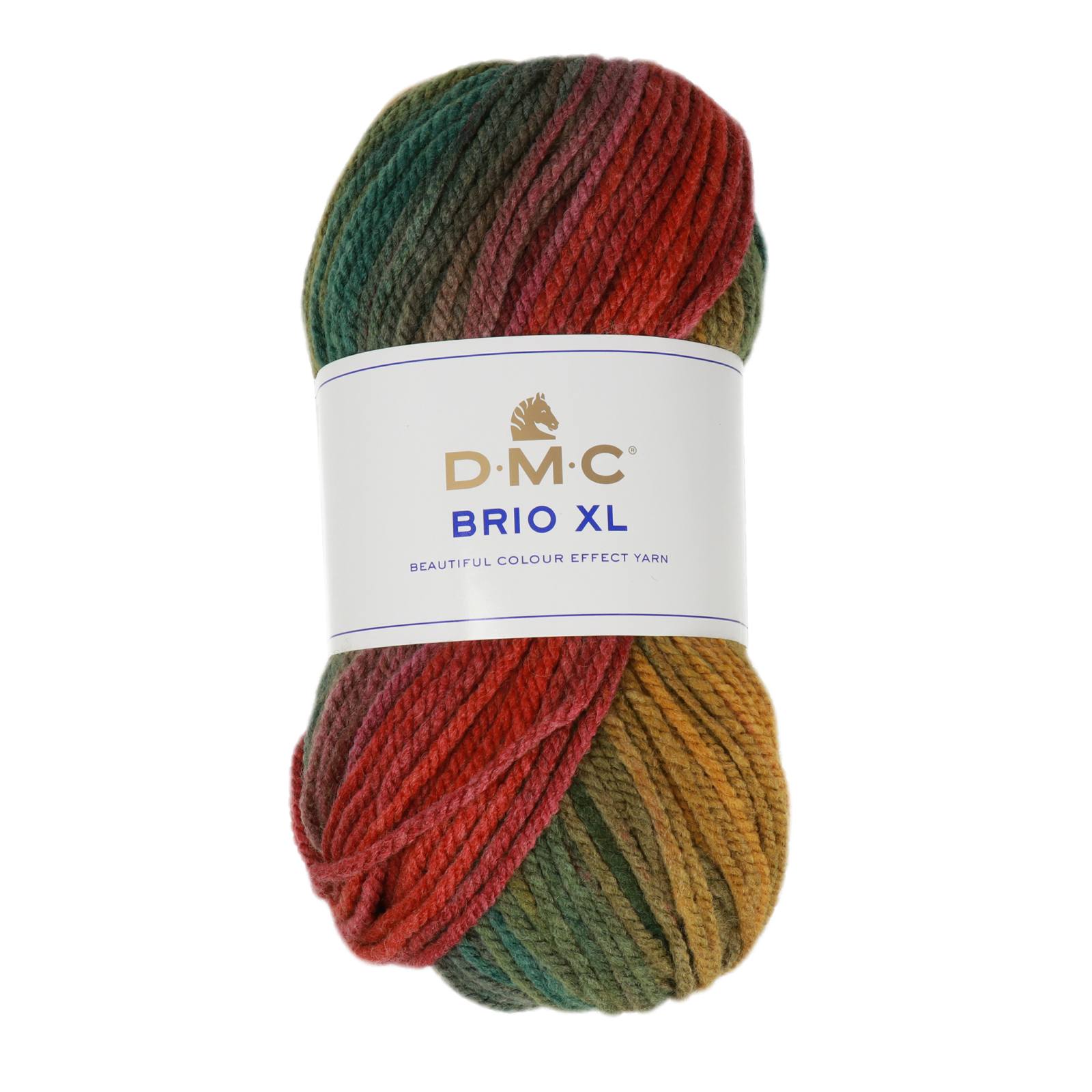 dmc brio xl - fuchsia/ochre/green (415) - 100gr (115m) | 1pc